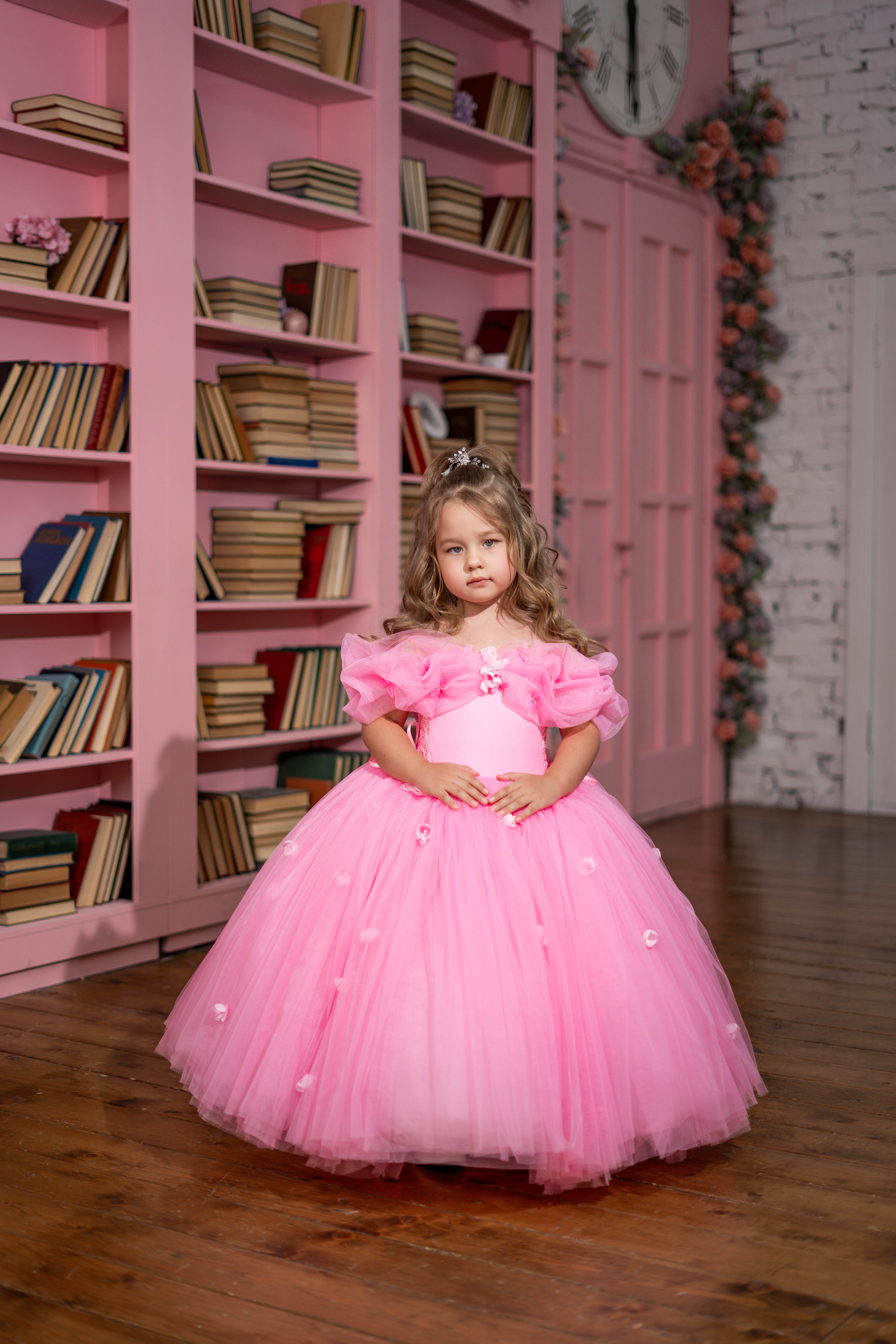 Cindirella Inspired Children Dress (Pre-Order, Pink)