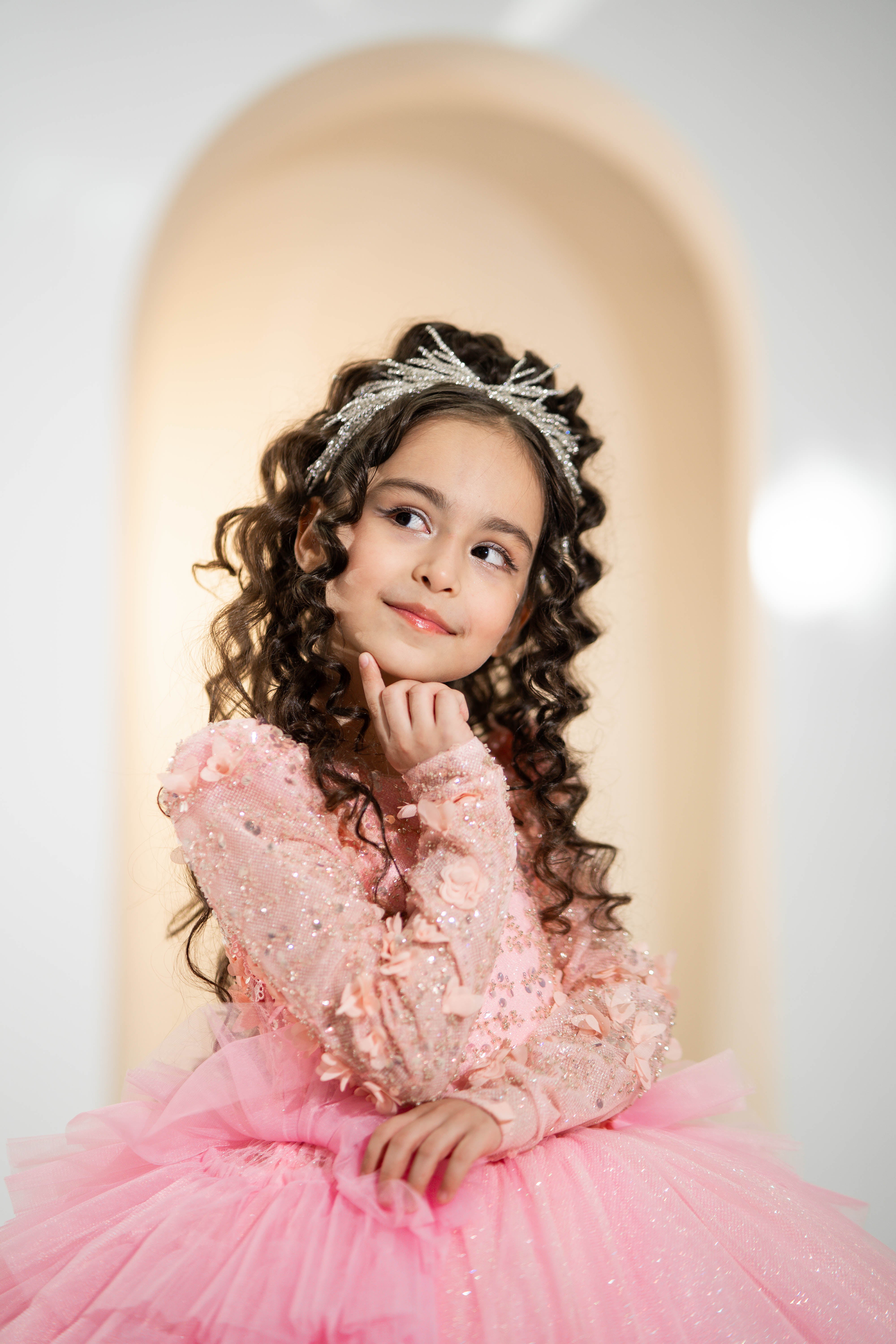 Children Gown For Children (Pink/Blue/Gold/Lilac/Rasberry)