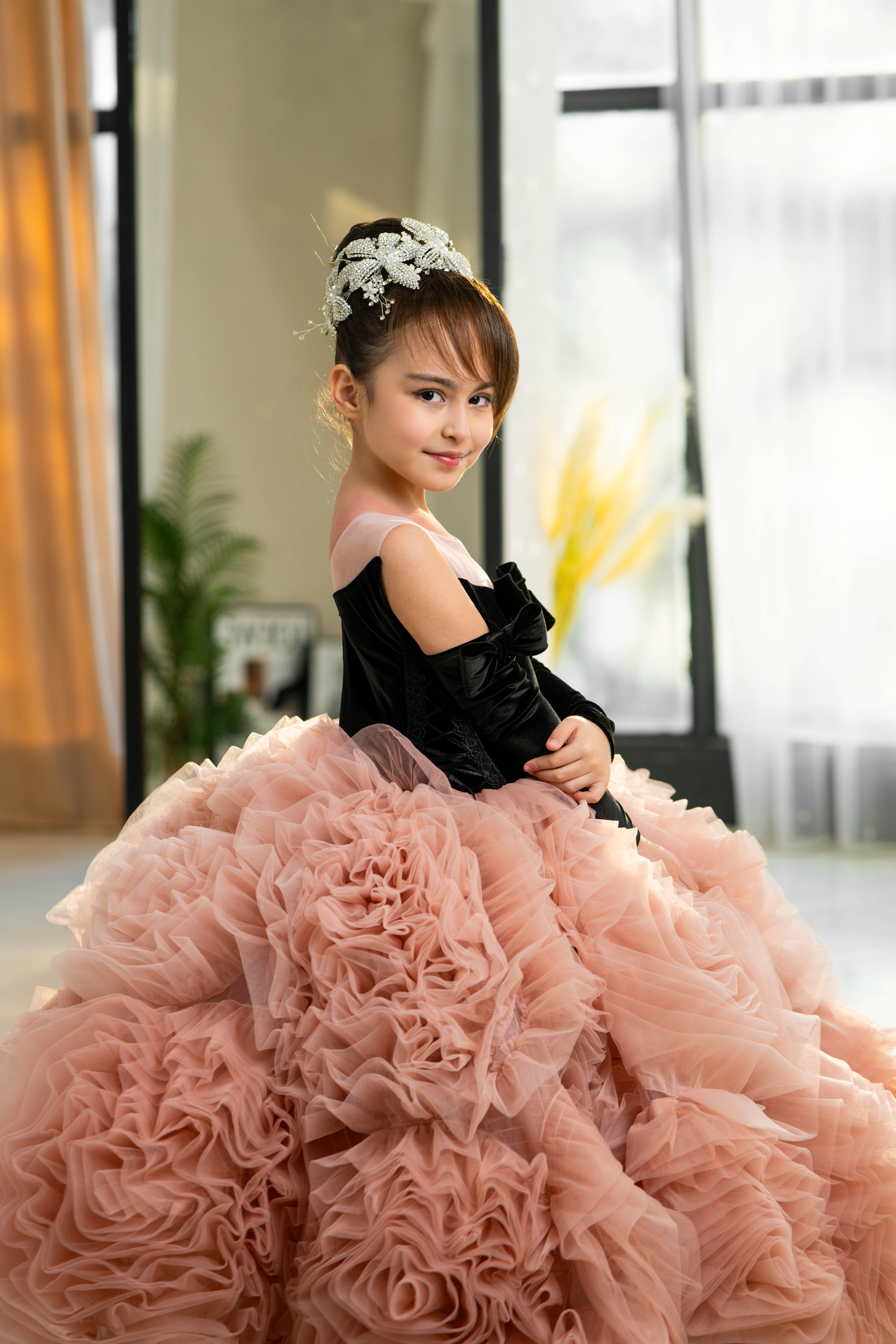 Floral Gown For Children