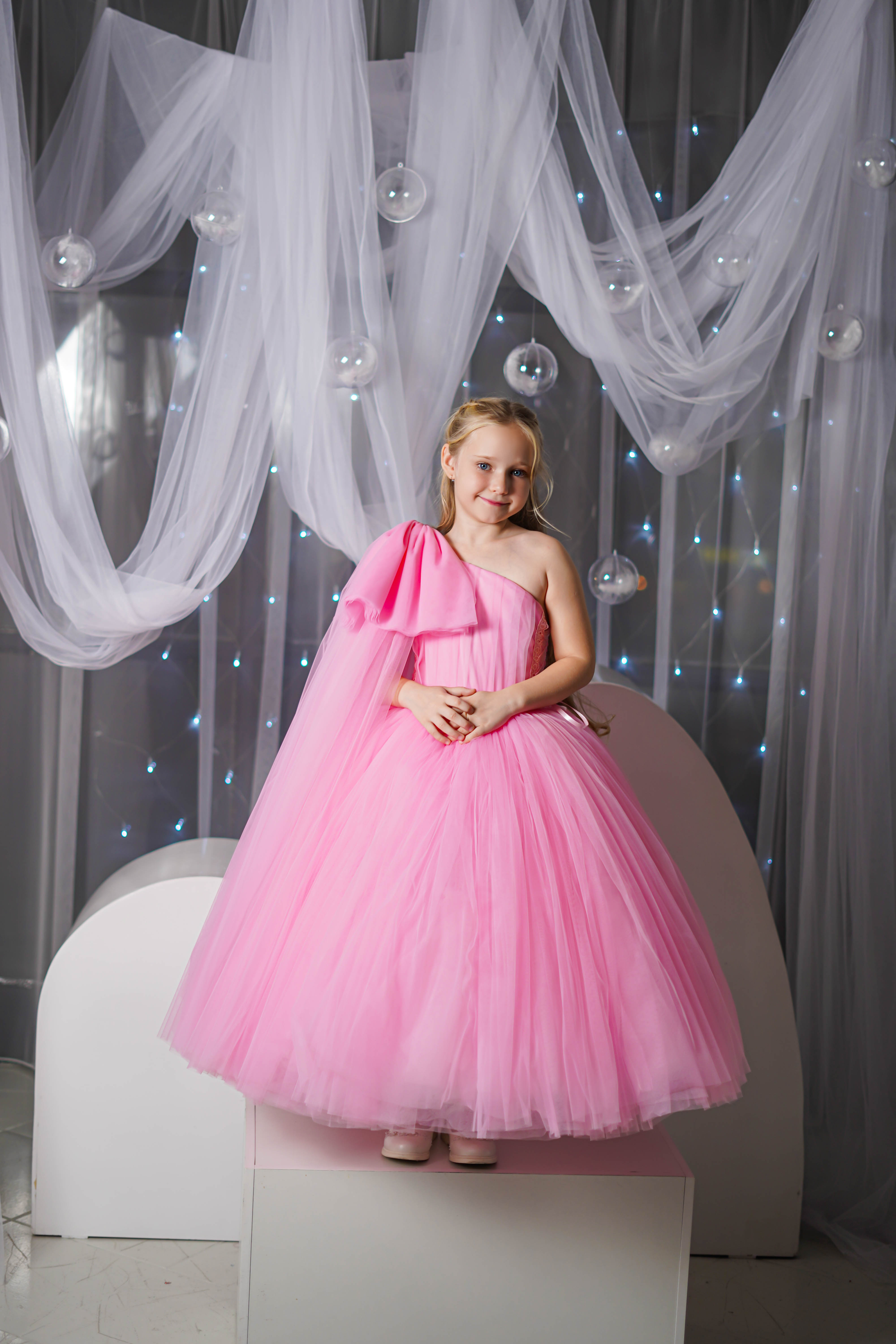 Toddler Pink Gown (Multiple Colors)