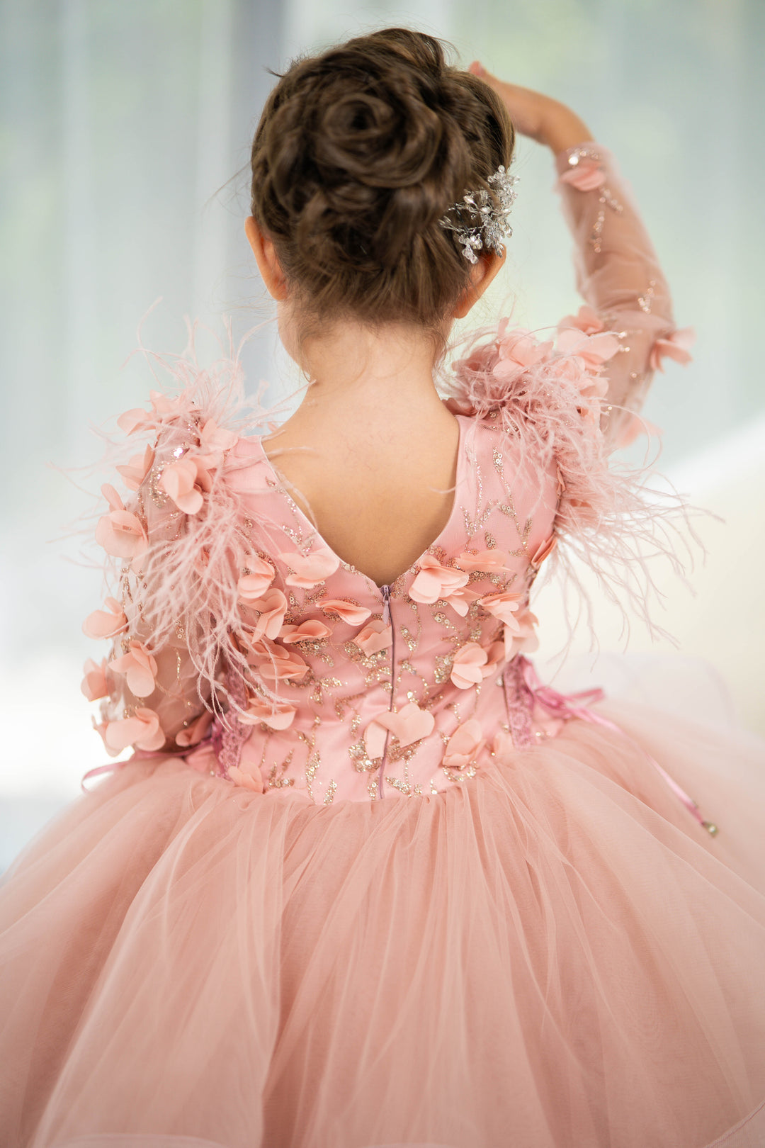 Christmas pageant gown, red couture dress, junior bridesmaid dress, maxi prom dress with train, baby princess dress, tulle pageant dress, special occasion dress for girls, ivory flower girl dress, white toddler flower girl dress, tutu dress, princess dress, tulle flower girl dress, pageant photoshoot dress, little girl party dress, toddler ball gown, elegant kids dress, girls&