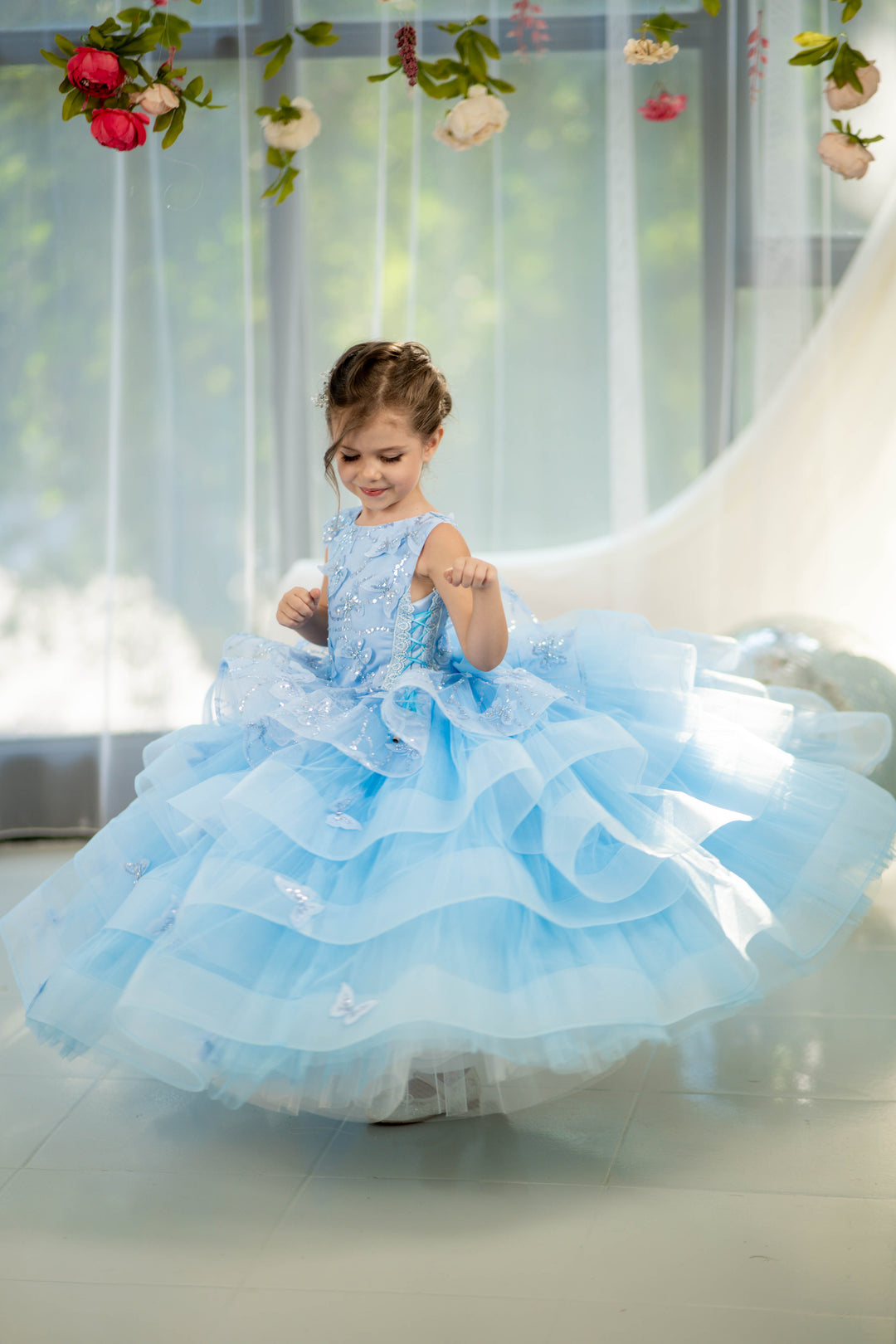 Blush pink birthday baby girl gown, first year birthday party dress, gown with train for baby, gorgeous fluffy dress for kids, tulle dress, Girls formal dress long, Ball dress for girls, Luxury dress for kids, Prom dress for kids, Blush dress, Toddler wedding dress, Tulle gown girls, Blush Flower Girl Dress, Lace flower girl dress, Girls ball gown, adorable girls&