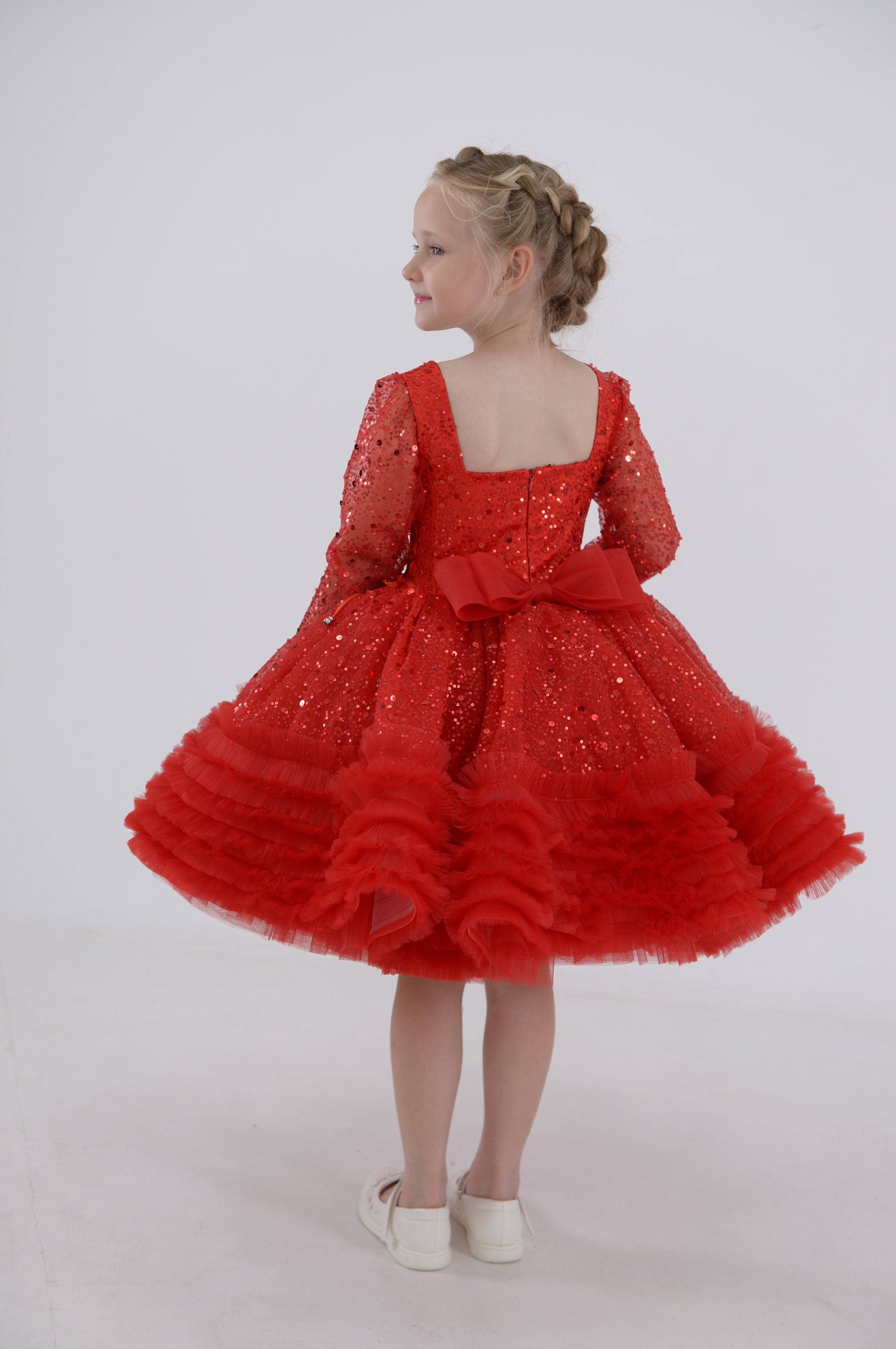 Little Princess Shimmering Dress (Multiple Colors)