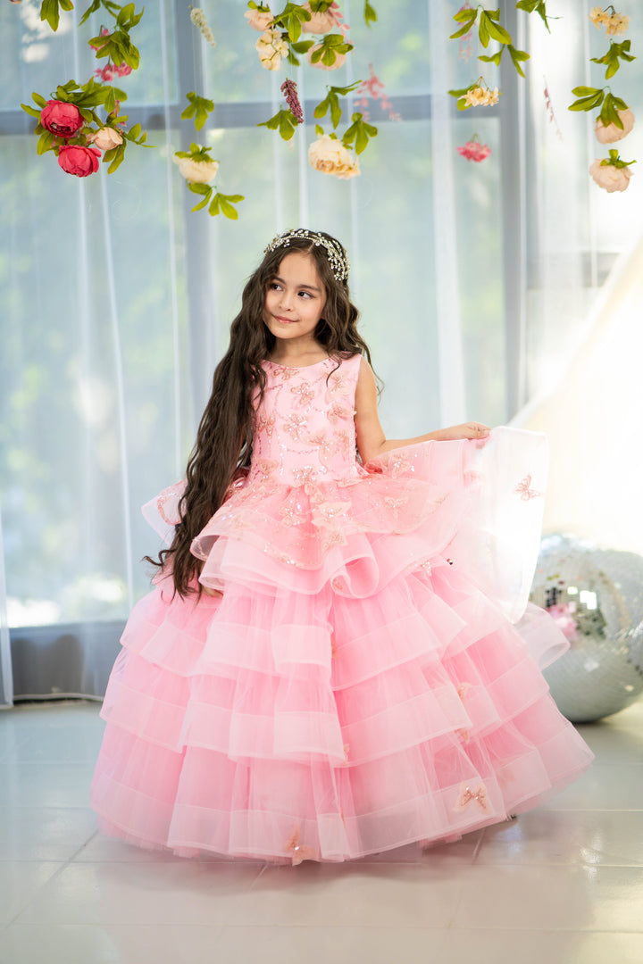 Christmas pageant gown, red couture dress, junior bridesmaid dress, maxi prom dress with train, baby princess dress, tulle pageant dress, special occasion dress for girls, ivory flower girl dress, white toddler flower girl dress, tutu dress, princess dress, tulle flower girl dress, pageant photoshoot dress, little girl party dress, toddler ball gown, elegant kids dress, girls&