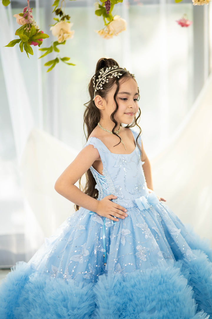 Birthday girl dress,Girls formal dress, First Baby Birthday Party Dress, Princess Girl Gown, Pageant Toddler Special Occasion Dress, White Luxury Christmas Pageant gown, Flower girl dress, red couture, Junior Bridesmaid dress, Maxi Prom Dress Ball Gown with Train,Baby Girl Princess Dress, stylish children&