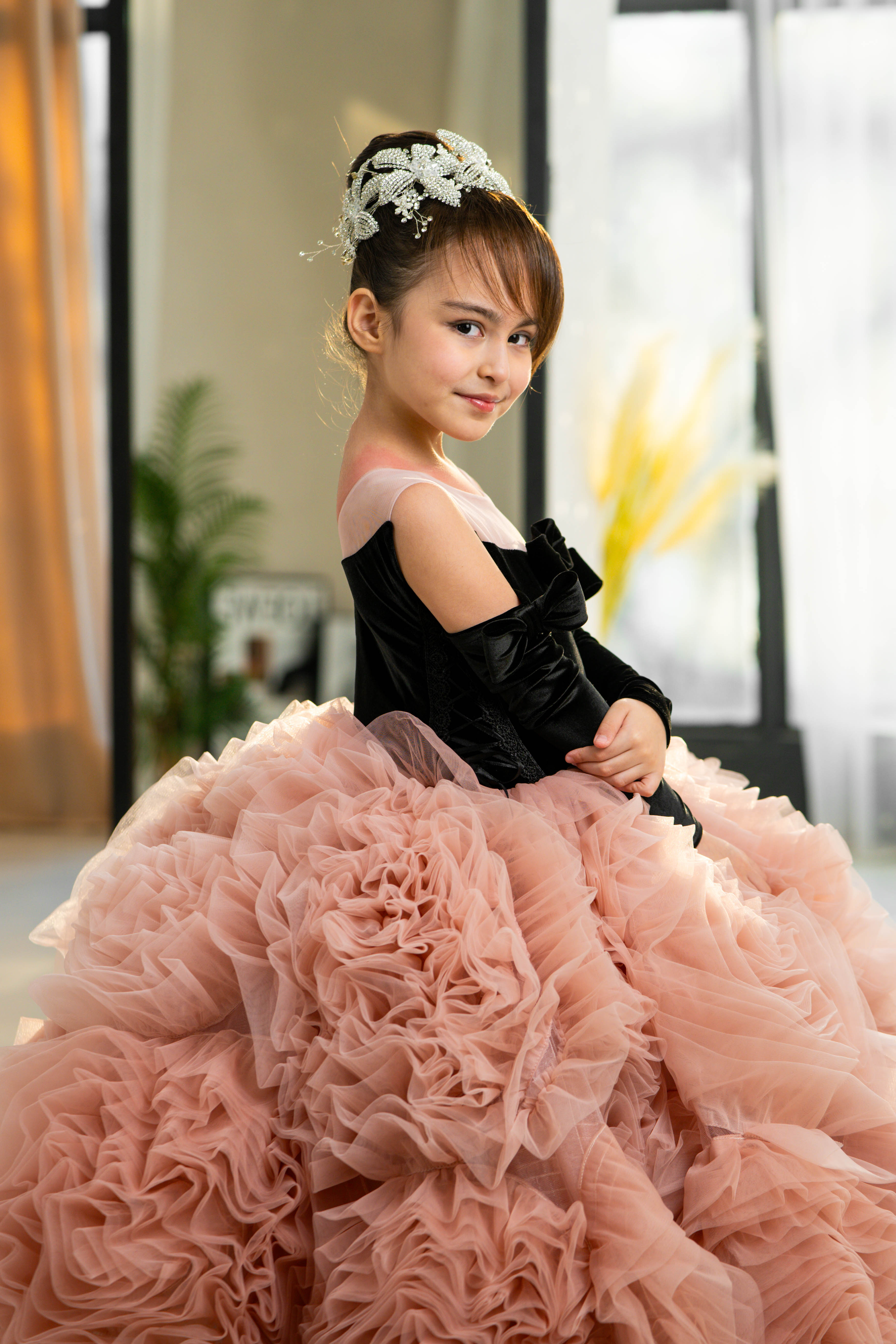 Floral Gown For Children