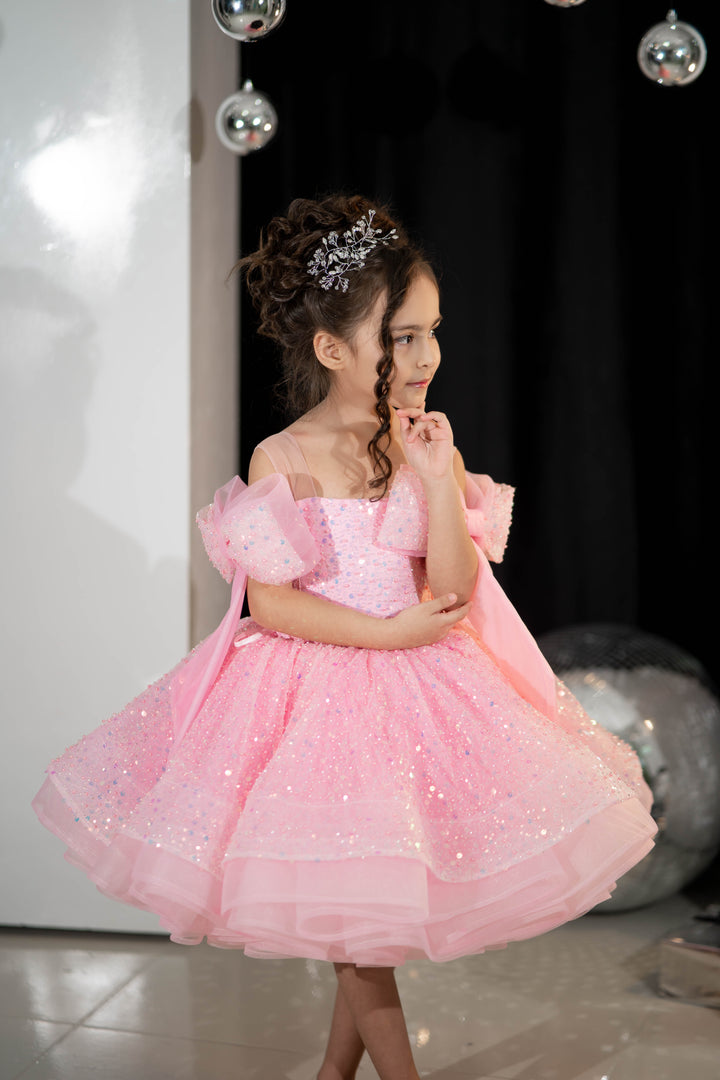 little girl party dress, toddler ball gown, elegant kids dress, girls&