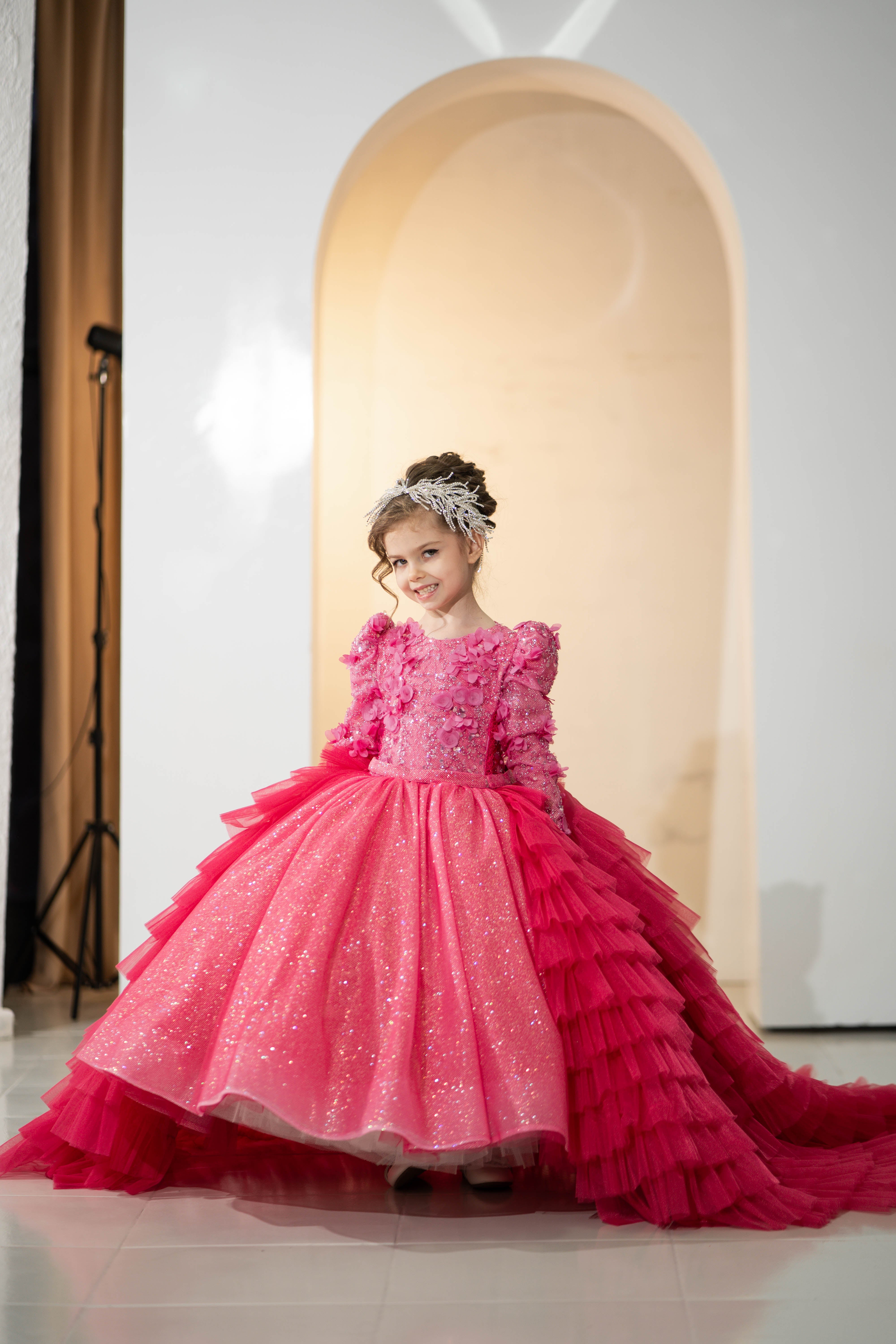 Children Gown For Children (Pink/Blue/Gold/Lilac/Rasberry)