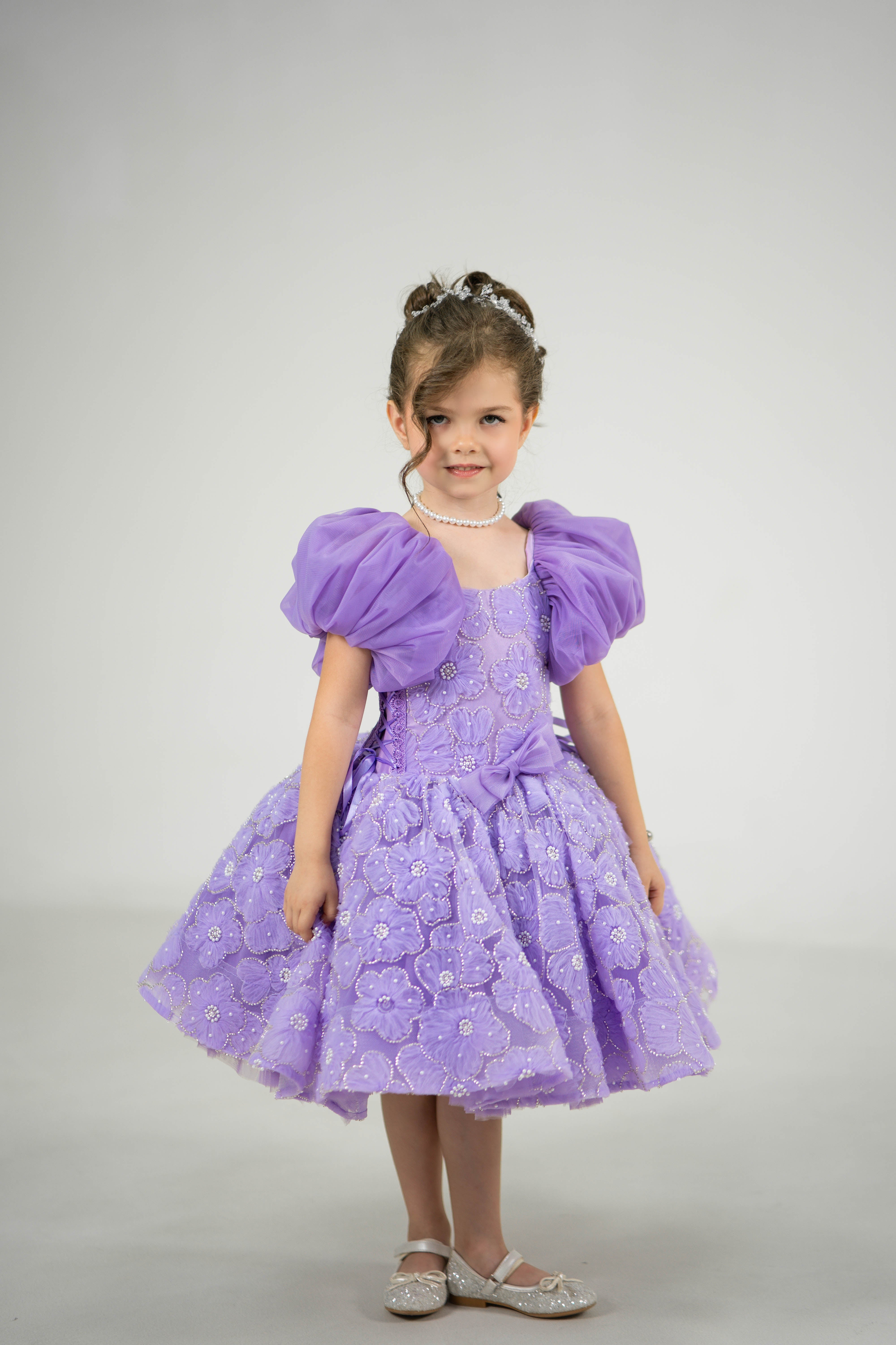 princess birthday dress for 4 year girl KONBECA Toddler Girls Princess Dress, Little Girls Summer Wedding Dress, Kids Pageant Dress (4-5 Years)