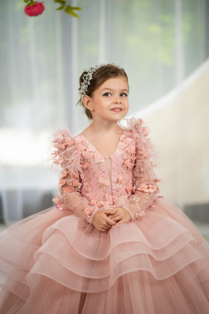 Birthday girl dress,Girls formal dress, First Baby Birthday Party Dress, Princess Girl Gown, Pageant Toddler Special Occasion Dress, White Luxury Christmas Pageant gown, Flower girl dress, red couture, Junior Bridesmaid dress, Maxi Prom Dress Ball Gown with Train,Baby Girl Princess Dress, stylish children&