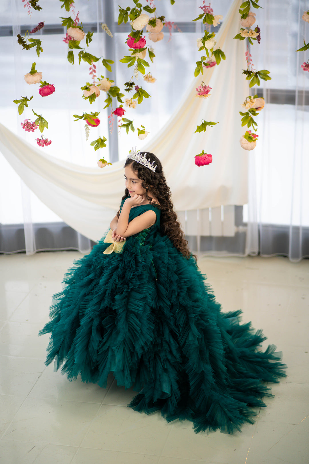 Christmas pageant gown, red couture dress, junior bridesmaid dress, maxi prom dress with train, baby princess dress, tulle pageant dress, special occasion dress for girls, ivory flower girl dress, white toddler flower girl dress, tutu dress, princess dress, tulle flower girl dress, pageant photoshoot dress, little girl party dress, toddler ball gown, elegant kids dress, girls&