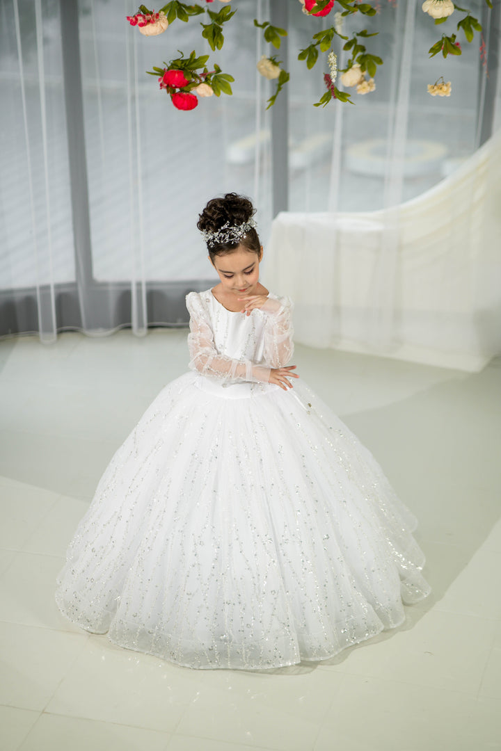 Blush pink birthday baby girl gown, first year birthday party dress, gown with train for baby, gorgeous fluffy dress for kids, tulle dress, Girls formal dress long, Ball dress for girls, Luxury dress for kids, Prom dress for kids, Blush dress, Toddler wedding dress, Tulle gown girls, Blush Flower Girl Dress, Lace flower girl dress, Girls ball gown, adorable girls&