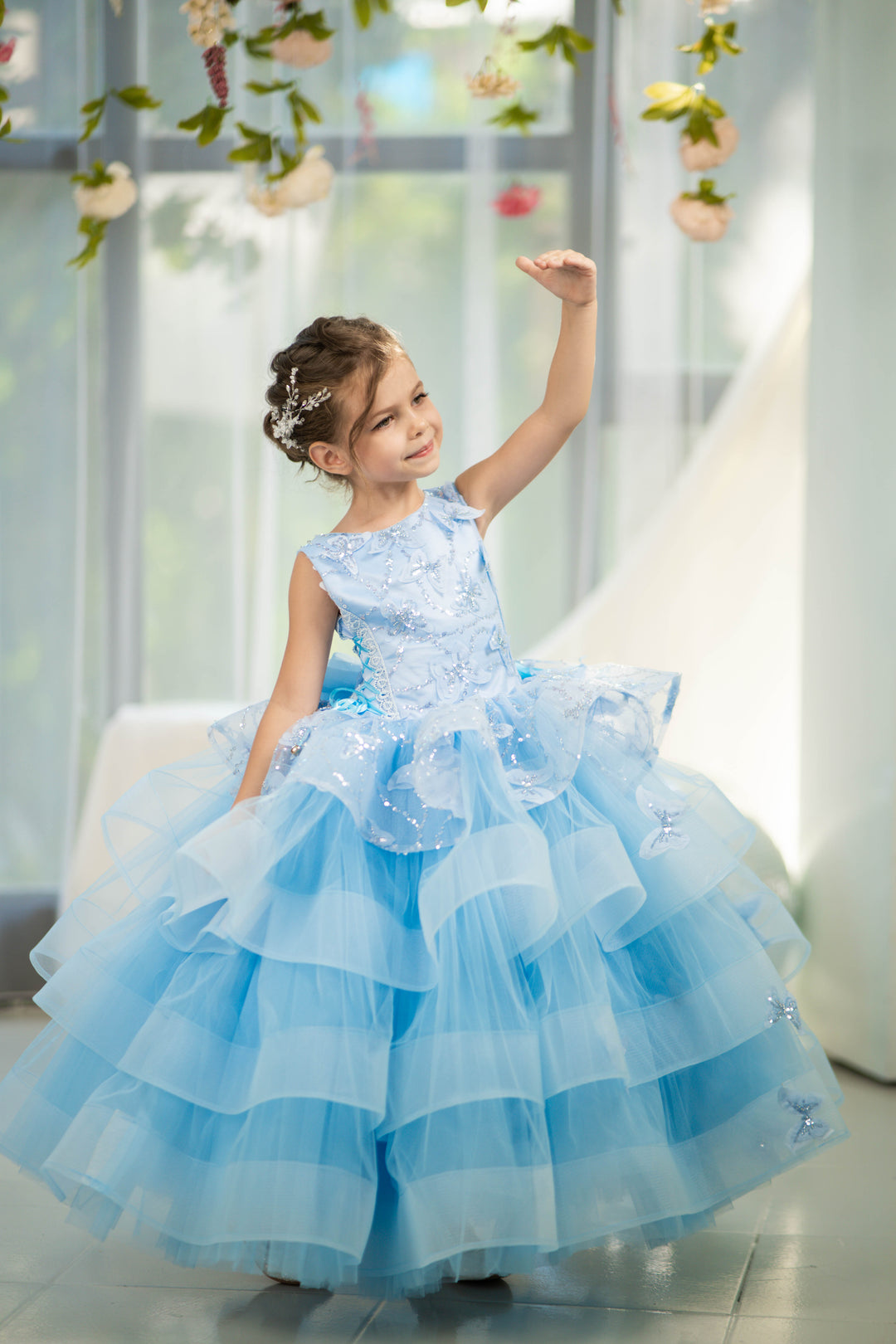 Birthday girl dress,Girls formal dress, First Baby Birthday Party Dress, Princess Girl Gown, Pageant Toddler Special Occasion Dress, White Luxury Christmas Pageant gown, Flower girl dress, red couture, Junior Bridesmaid dress, Maxi Prom Dress Ball Gown with Train,Baby Girl Princess Dress, stylish children&