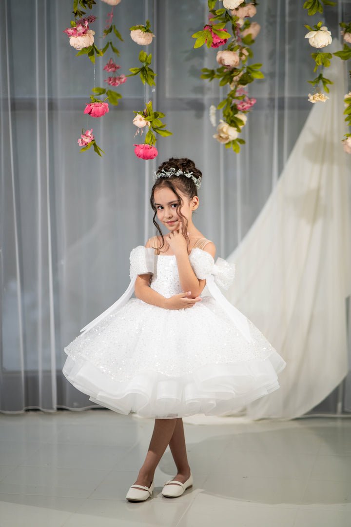 little girl party dress, toddler ball gown, elegant kids dress, girls&