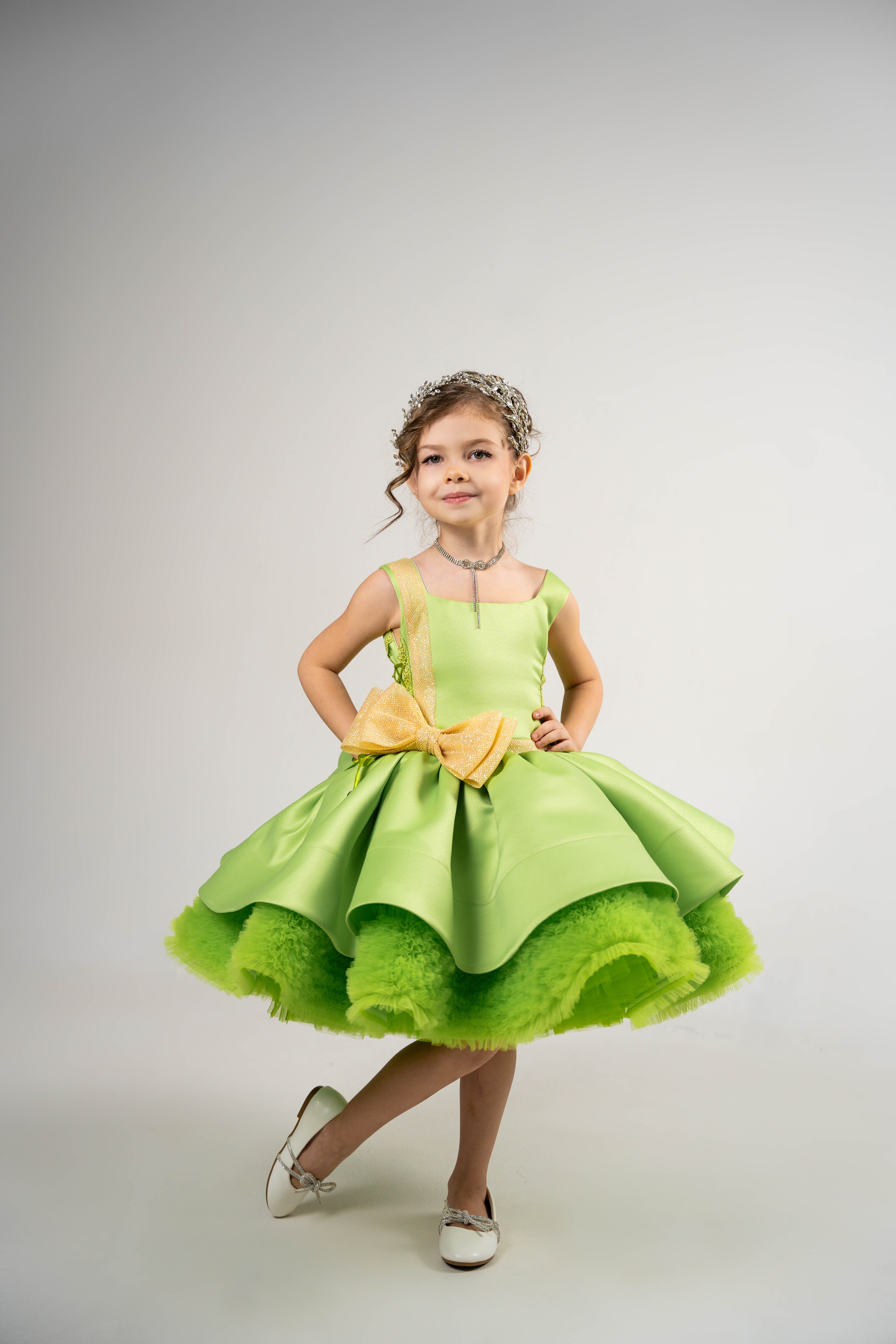 Princess Tiana Inspired Dress For Girls (Multiple Colors)