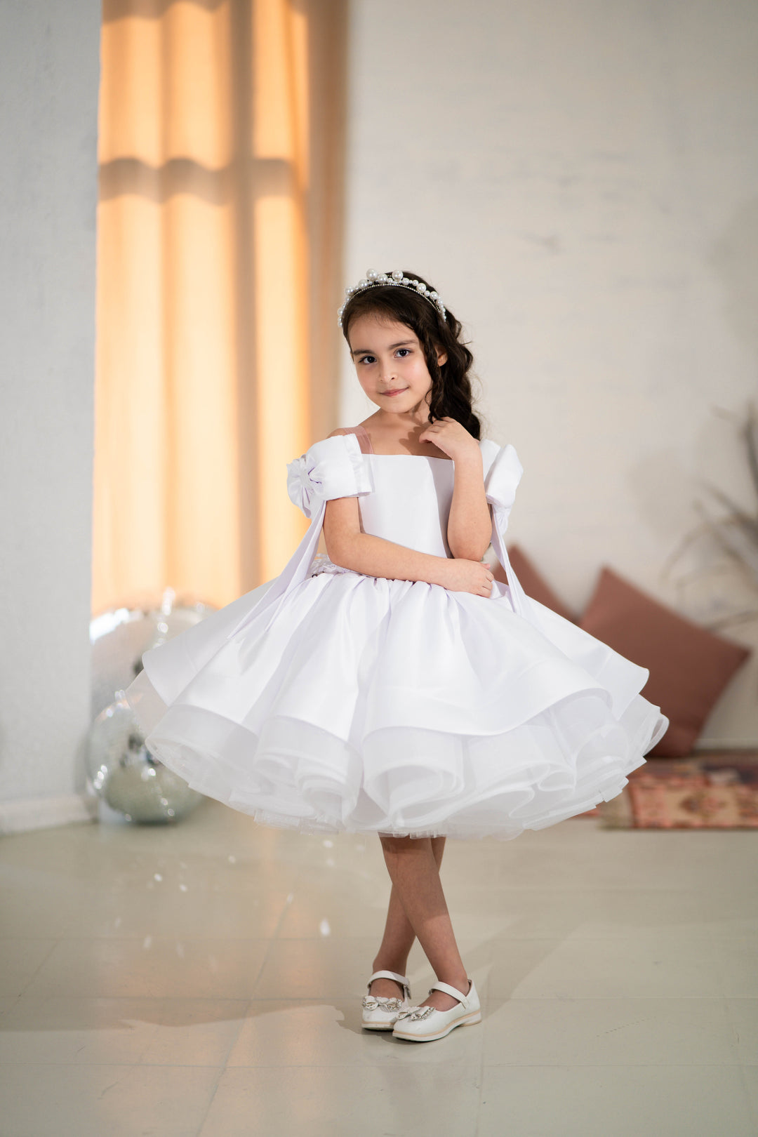 Christmas pageant gown, red couture dress, junior bridesmaid dress, maxi prom dress with train, baby princess dress, tulle pageant dress, special occasion dress for girls, ivory flower girl dress, white toddler flower girl dress, tutu dress, princess dress, tulle flower girl dress, pageant photoshoot dress, little girl party dress, toddler ball gown, elegant kids dress, girls&