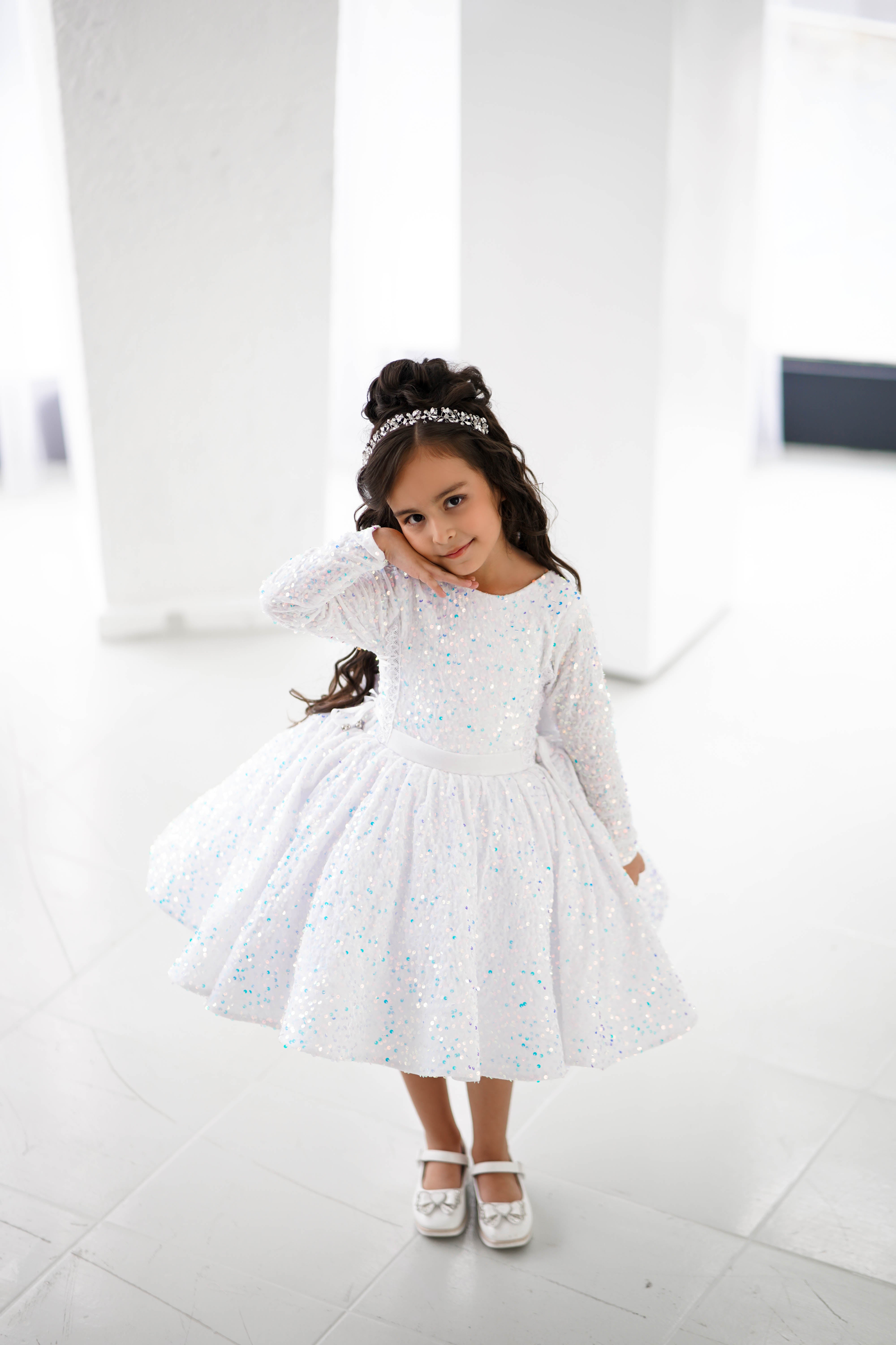 Birthday Dress For Girl (Sizes 1-4, Pink, In Stock)