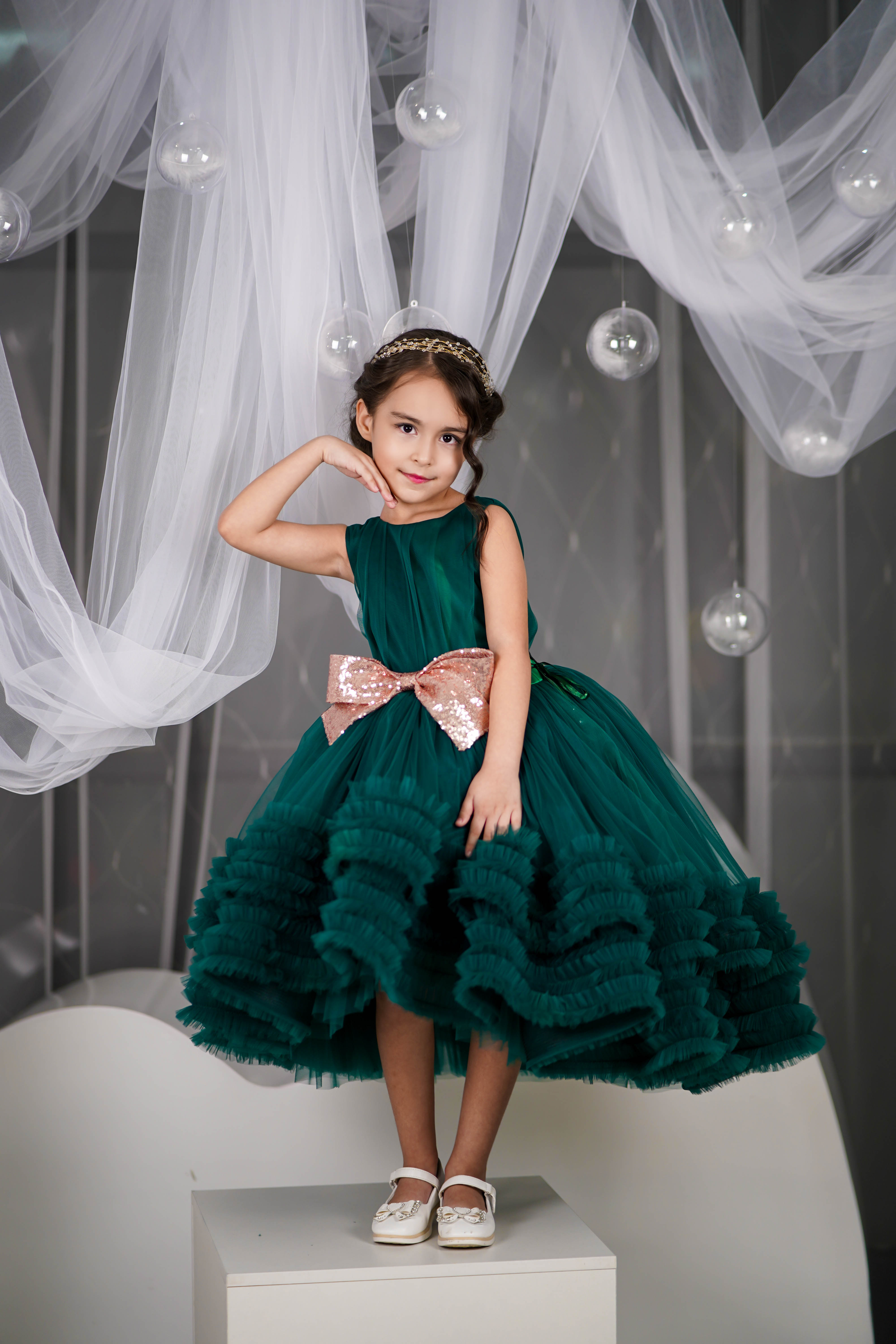 Little Girls Formal Dress (Multiple Colors)