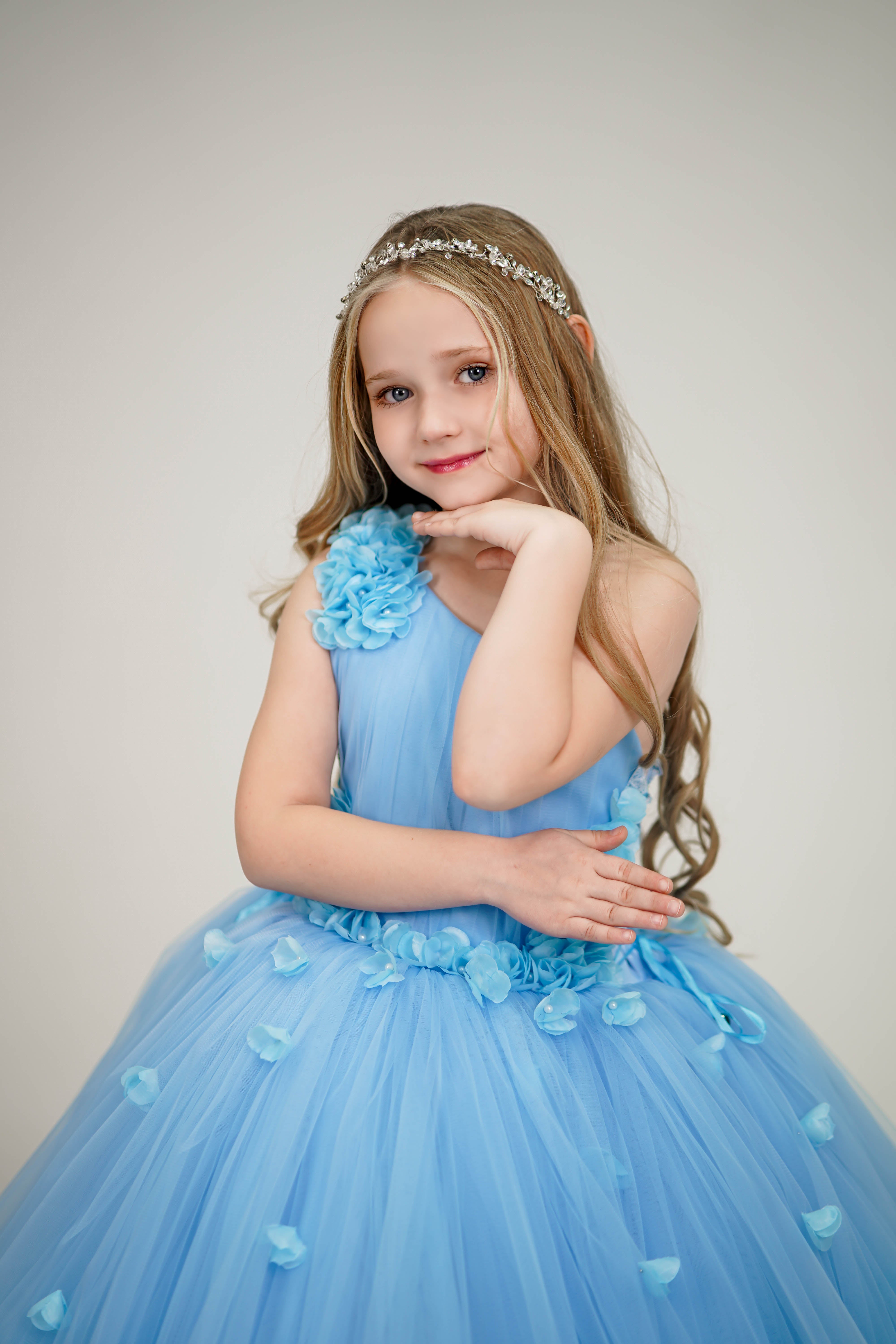 Ball Gown Dresses For Girls (Pre-Order, Multiple Colors)