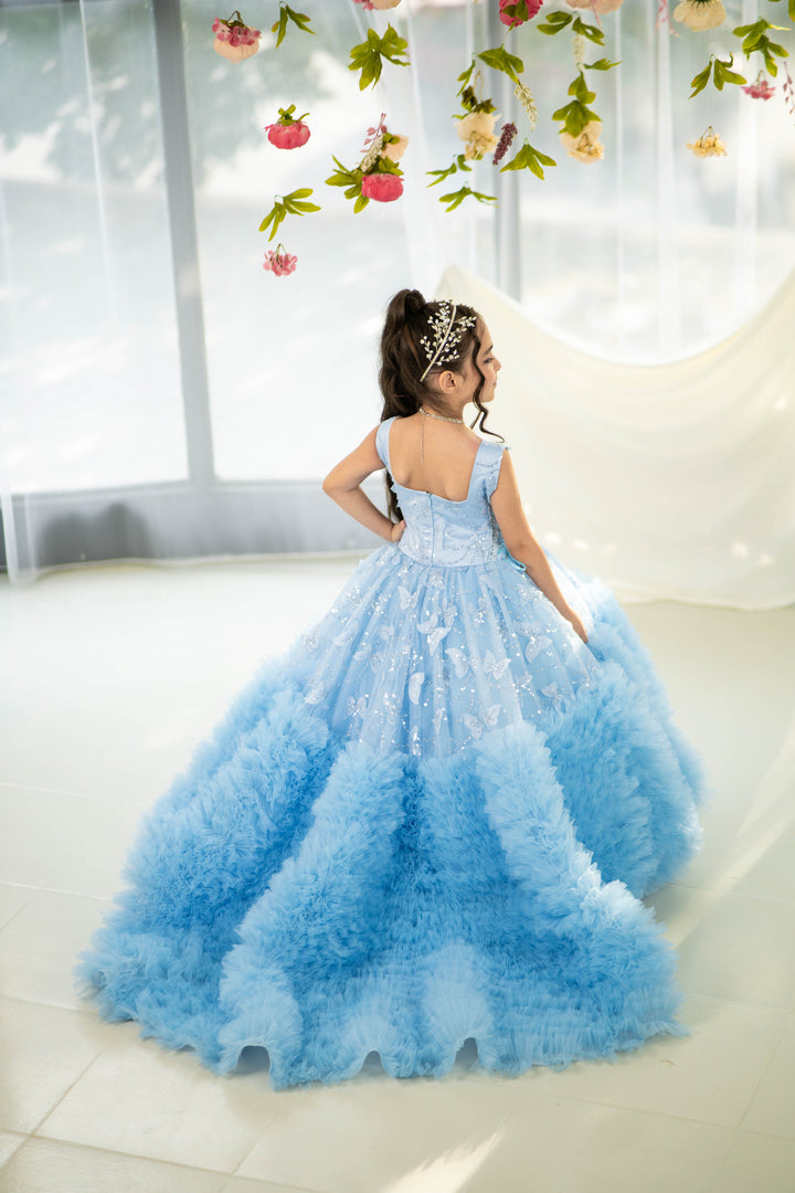Christmas pageant gown, red couture dress, junior bridesmaid dress, maxi prom dress with train, baby princess dress, tulle pageant dress, special occasion dress for girls, ivory flower girl dress, white toddler flower girl dress, tutu dress, princess dress, tulle flower girl dress, pageant photoshoot dress, little girl party dress, toddler ball gown, elegant kids dress, girls&