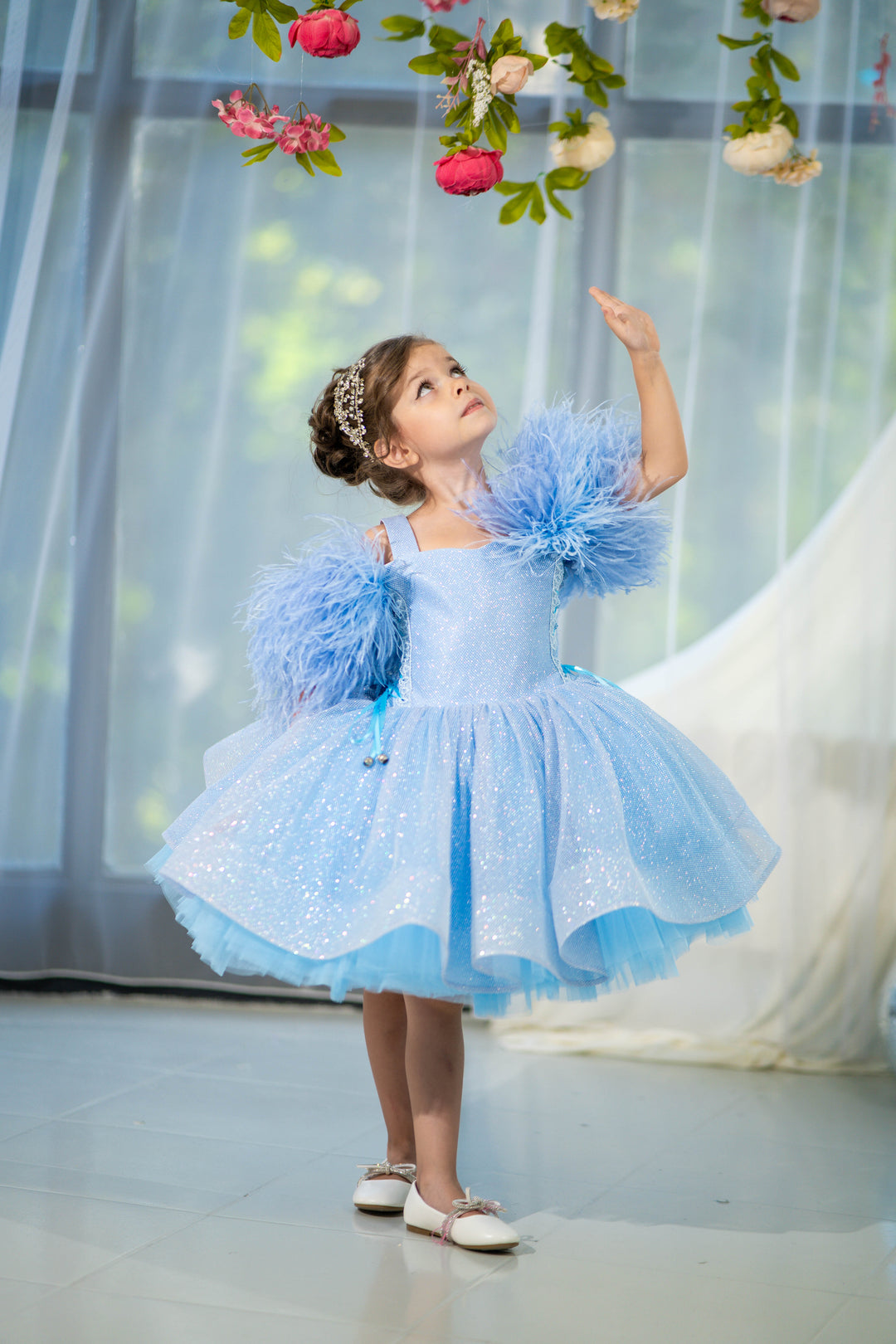 Christmas pageant gown, red couture dress, junior bridesmaid dress, maxi prom dress with train, baby princess dress, tulle pageant dress, special occasion dress for girls, ivory flower girl dress, white toddler flower girl dress, tutu dress, princess dress, tulle flower girl dress, pageant photoshoot dress, little girl party dress, toddler ball gown, elegant kids dress, girls&