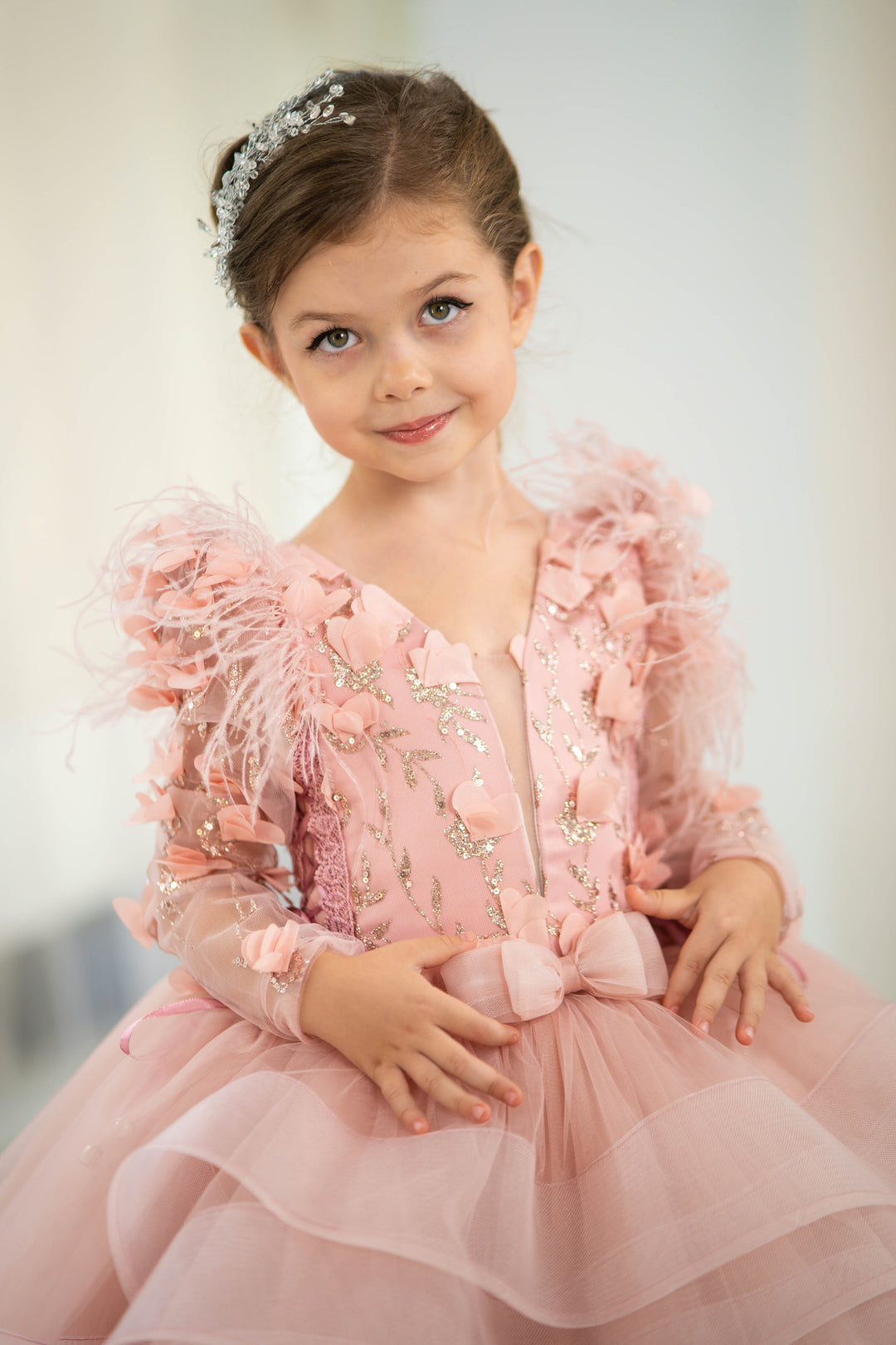 Christmas pageant gown, red couture dress, junior bridesmaid dress, maxi prom dress with train, baby princess dress, tulle pageant dress, special occasion dress for girls, ivory flower girl dress, white toddler flower girl dress, tutu dress, princess dress, tulle flower girl dress, pageant photoshoot dress, little girl party dress, toddler ball gown, elegant kids dress, girls&