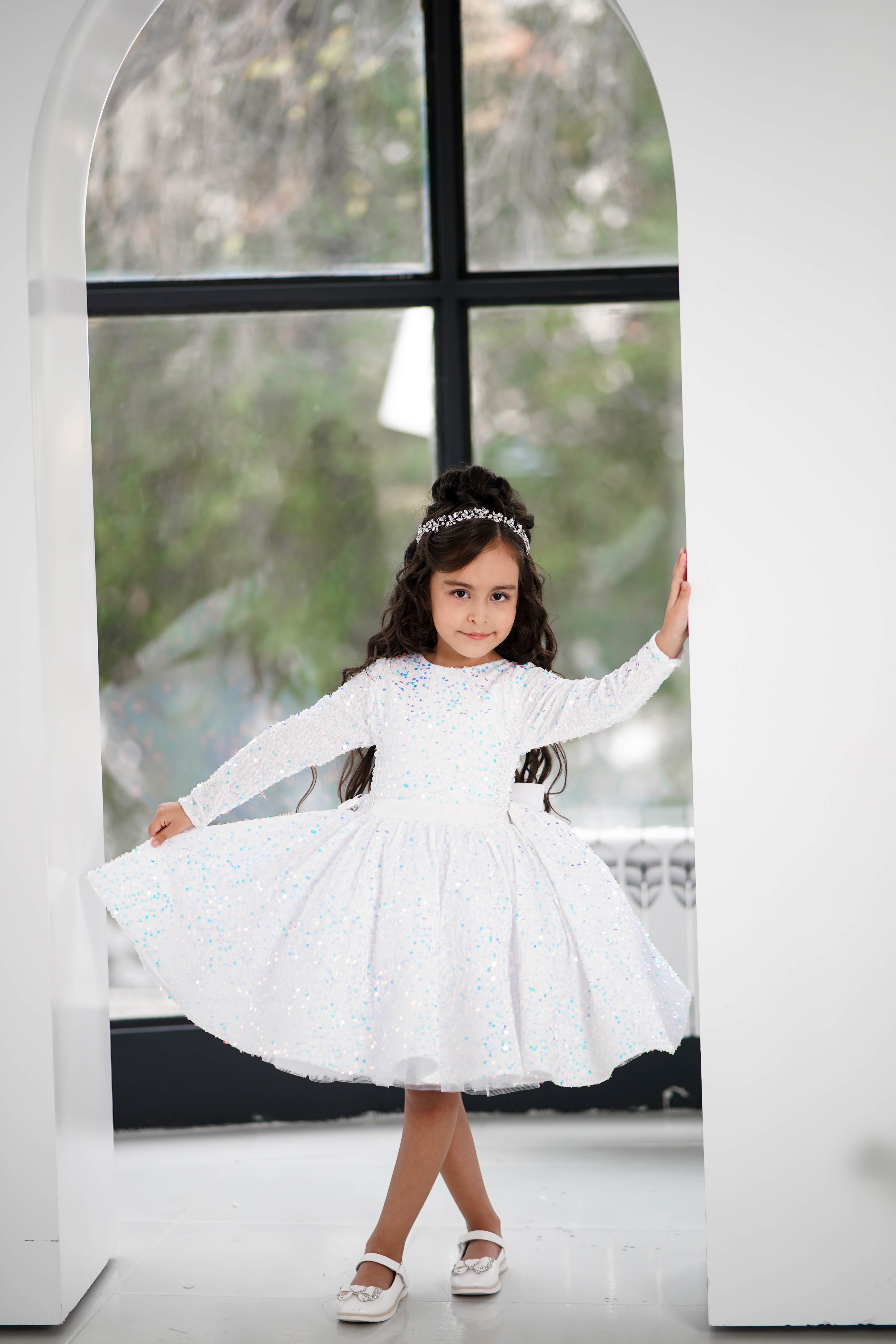 Birthday Dress For Girl (Sizes 1-4, Pink, In Stock)