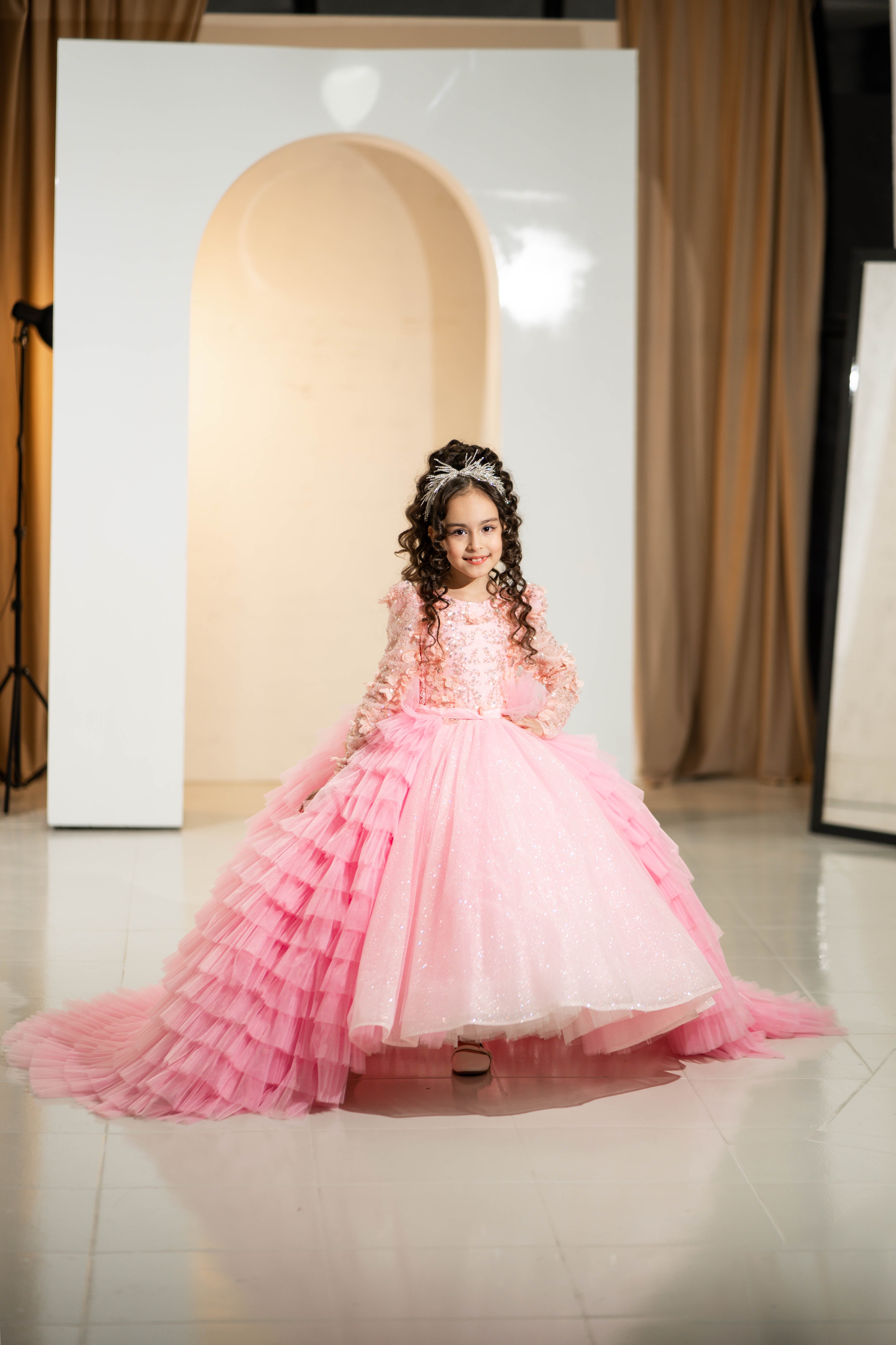 Children Gown For Children (Pink/Blue/Gold/Lilac/Rasberry)