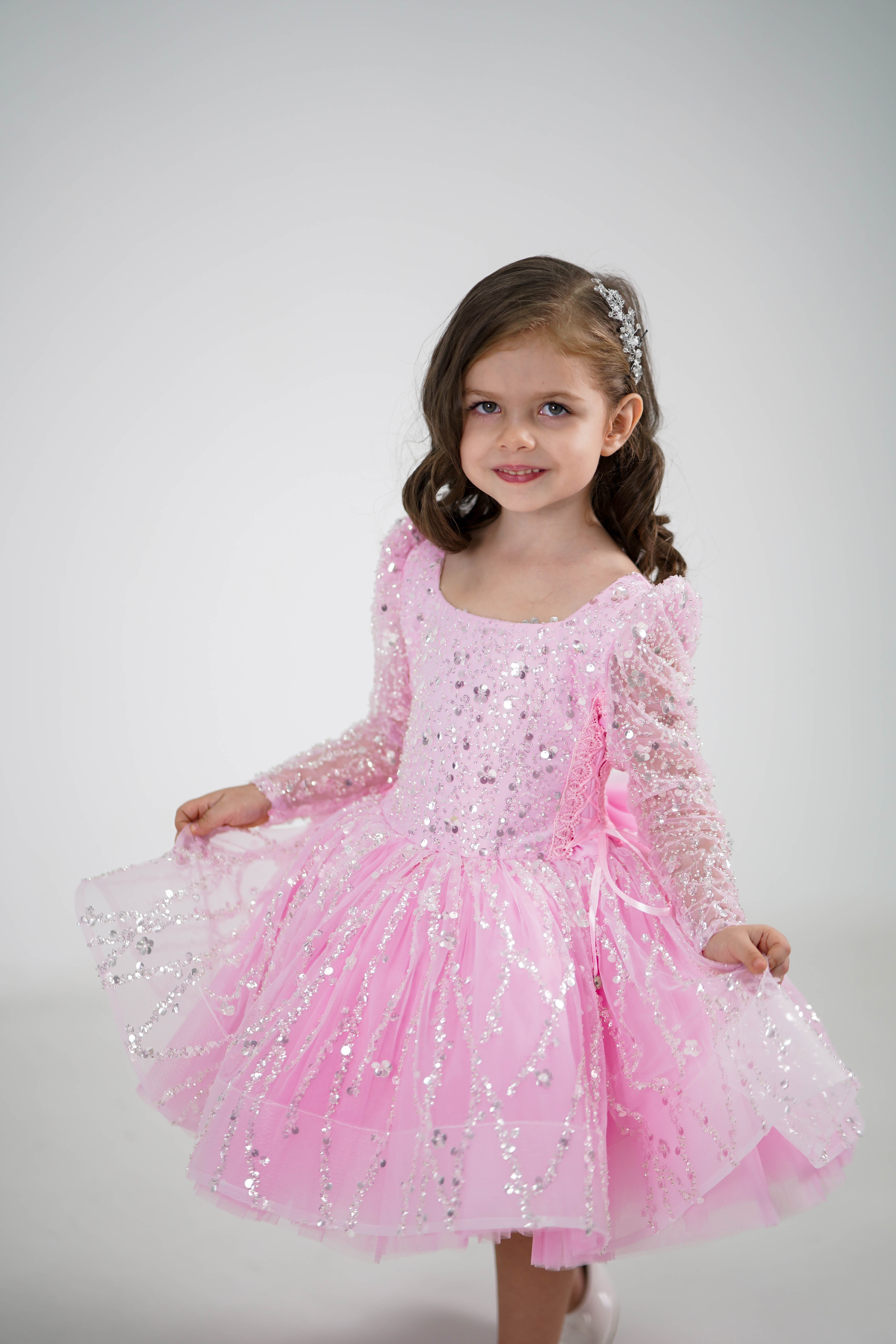 Princess Dress (Size 6-7 - Pink - In Stock)