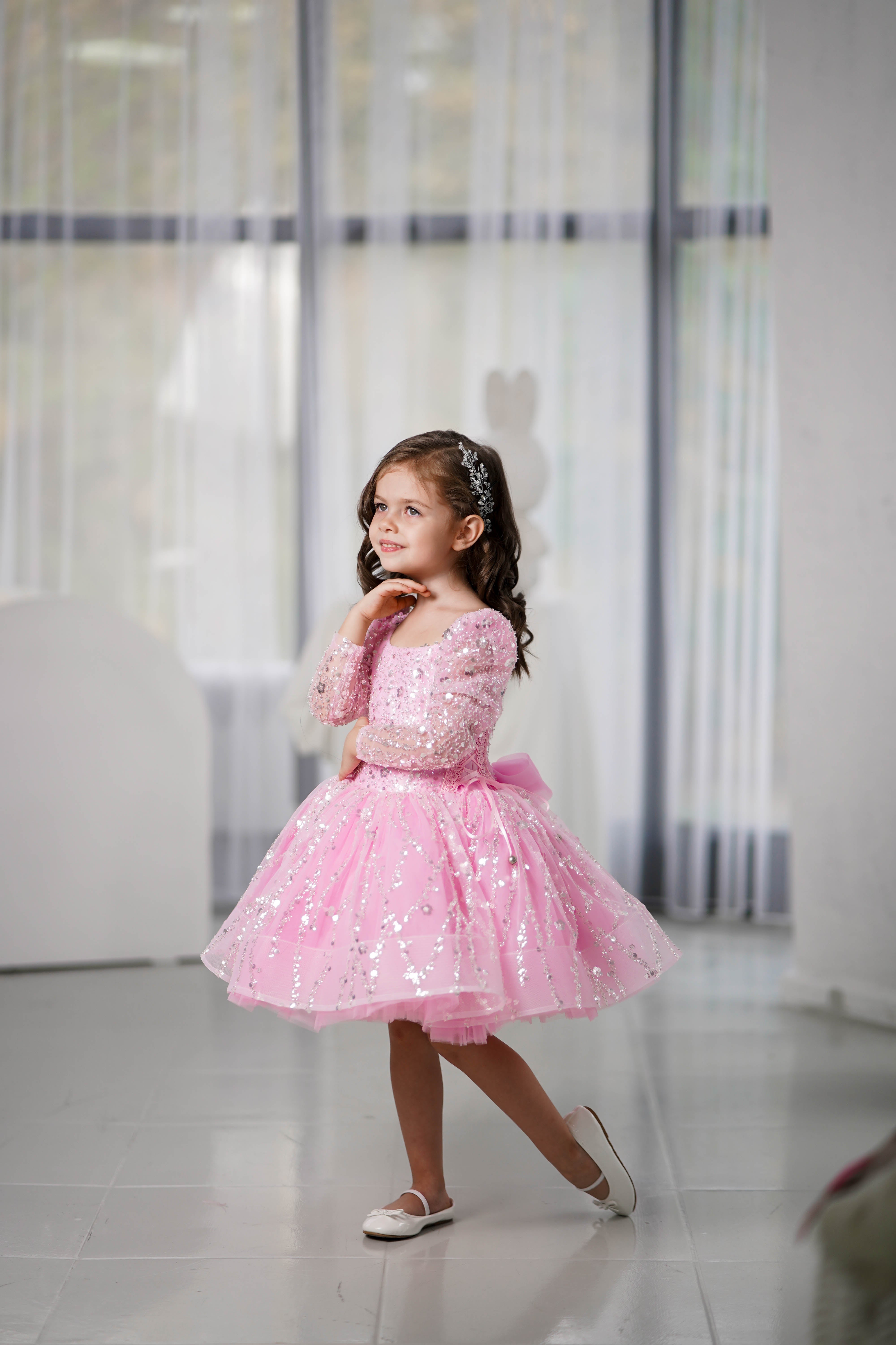 Princess Dress (Size 6-7 - Pink - In Stock)