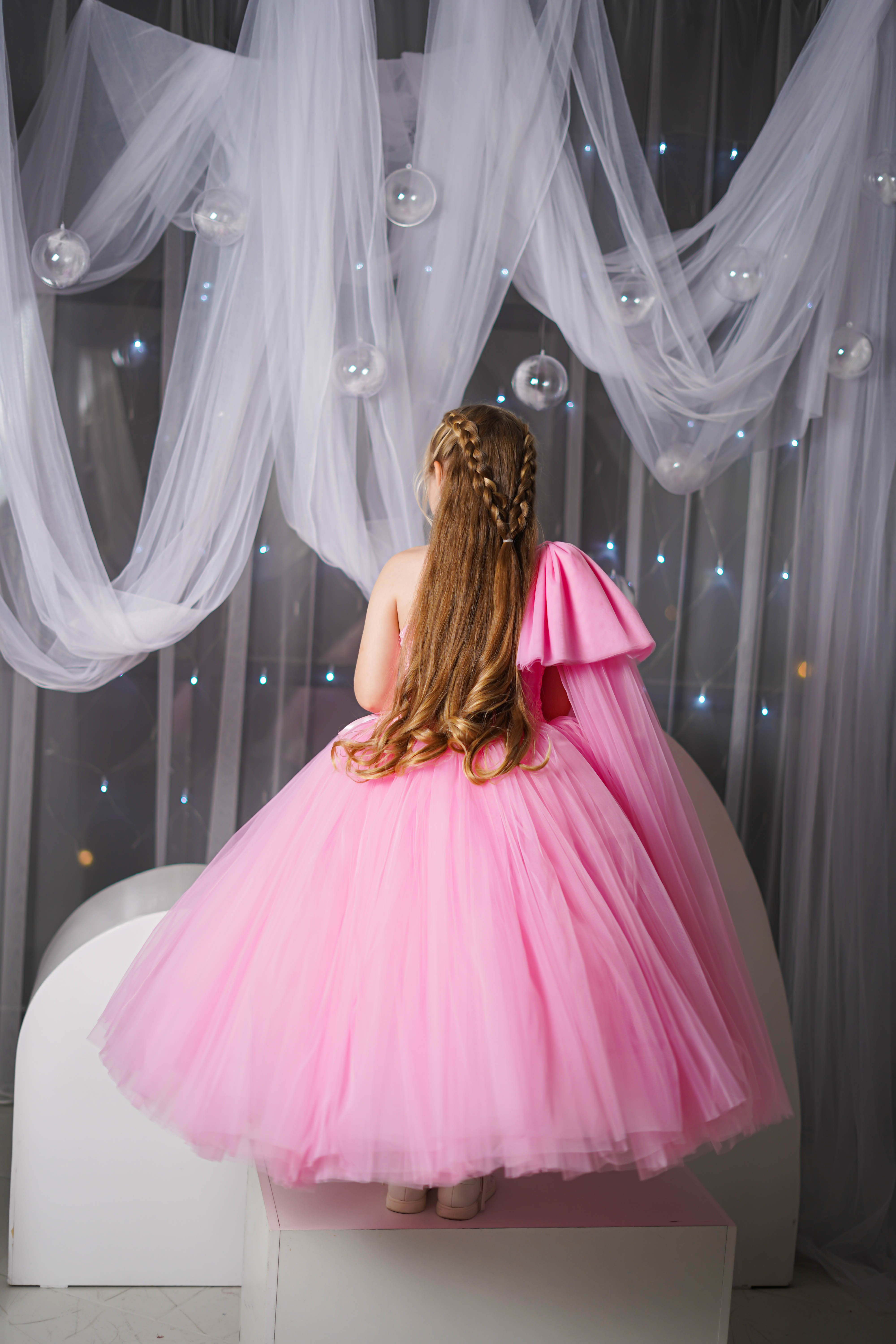 Toddler Pink Gown (Multiple Colors)