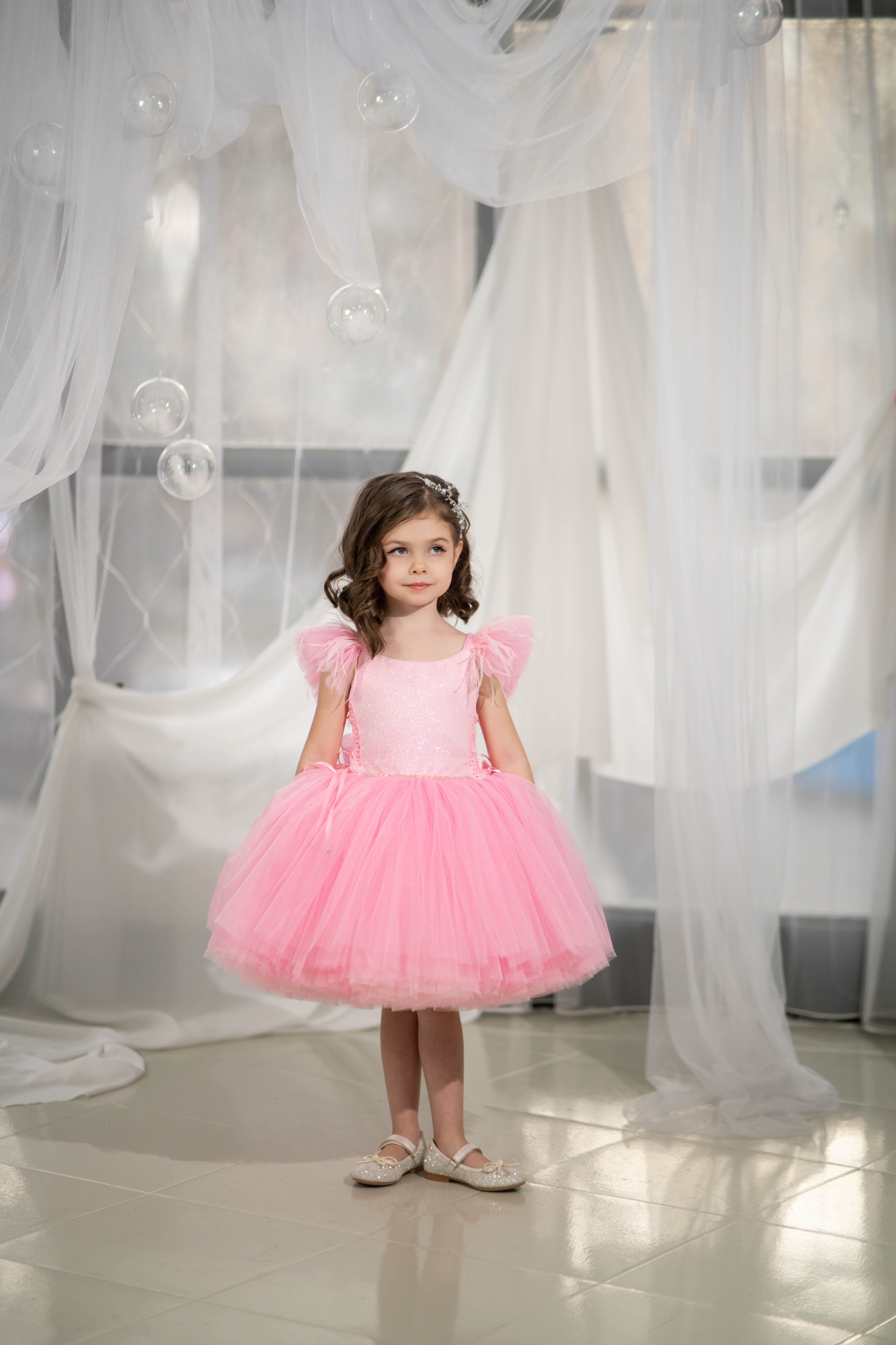 Princess Dress (Size 1-2, Pink, In Stock).