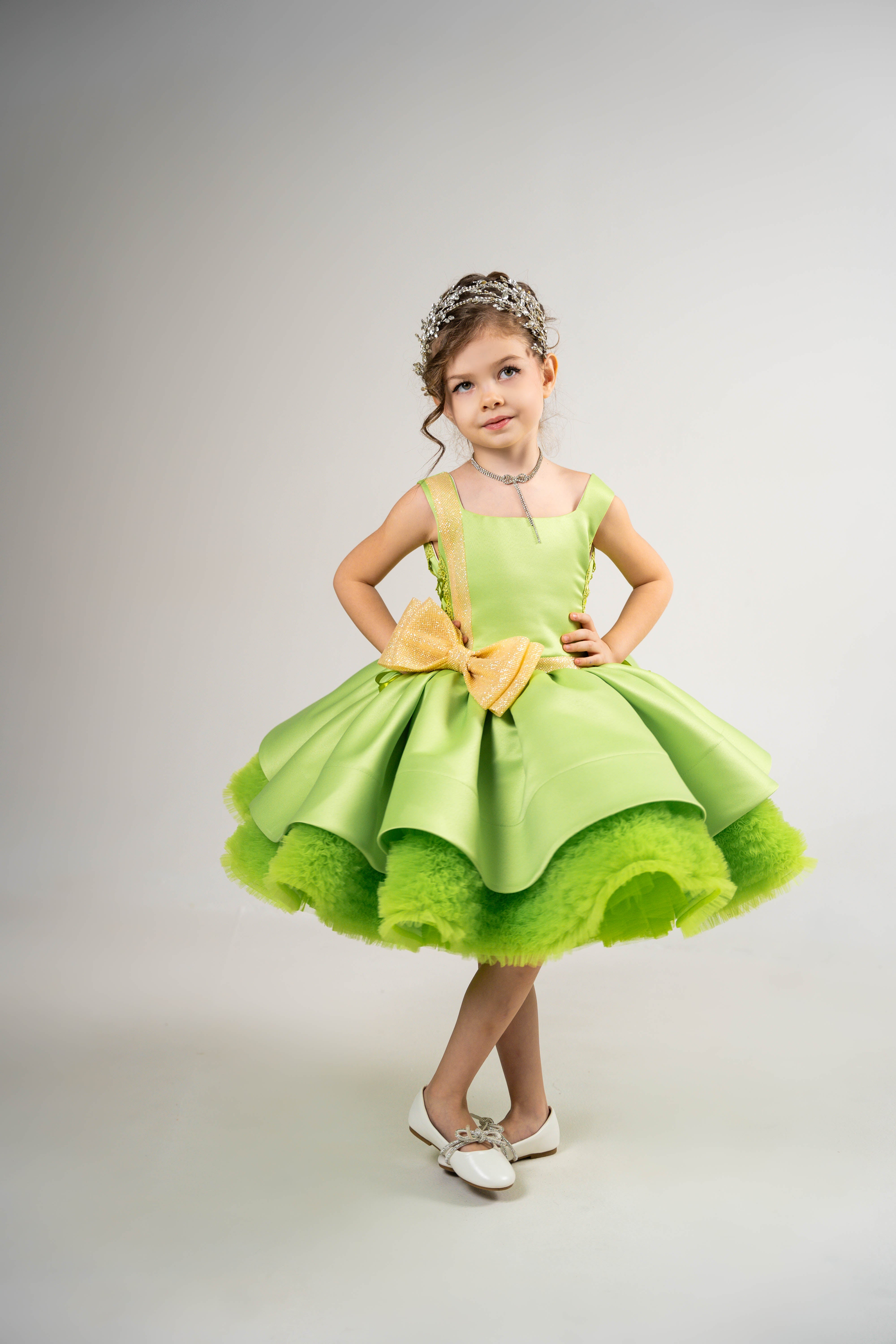 Princess Tiana Inspired Dress For Girls (Multiple Colors)