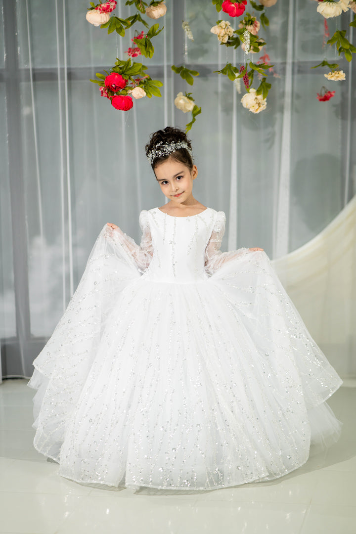 Christmas pageant gown, red couture dress, junior bridesmaid dress, maxi prom dress with train, baby princess dress, tulle pageant dress, special occasion dress for girls, ivory flower girl dress, white toddler flower girl dress, tutu dress, princess dress, tulle flower girl dress, pageant photoshoot dress, little girl party dress, toddler ball gown, elegant kids dress, girls&