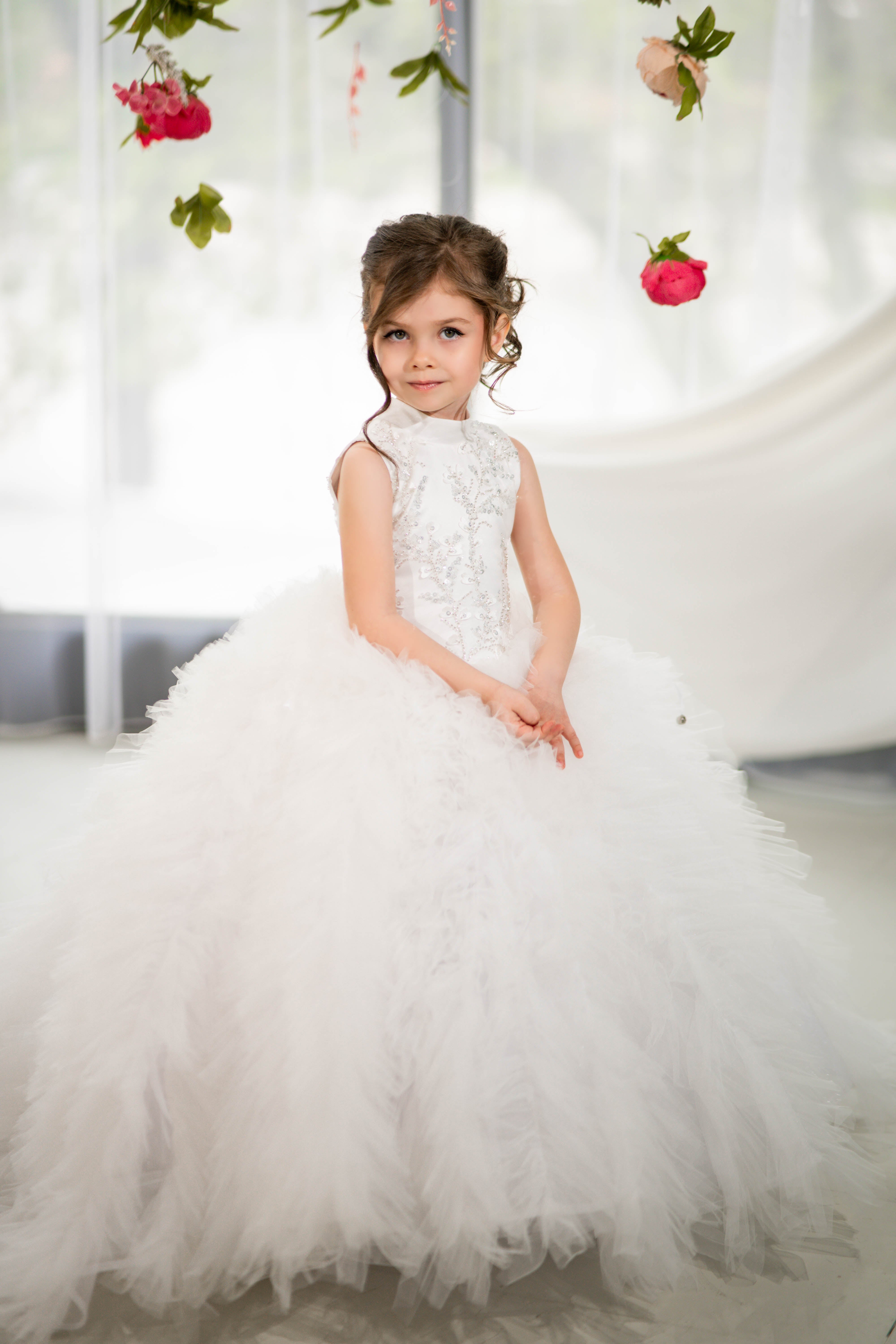 Birthday girl dress,Girls formal dress, First Baby Birthday Party Dress, Princess Girl Gown, Pageant Toddler Special Occasion Dress, White Luxury Christmas Pageant gown, Flower girl dress, red couture, Junior Bridesmaid dress, Maxi Prom Dress Ball Gown with Train,Baby Girl Princess Dress, stylish children's fashion, fancy birthday outfit, elegant occasion wear for girls, Toddler Tulle Puffy Pageant Dress, Special Occasion Girl Dress, Ivory flower girl dress, White flower girl dress toddler, Tutu dress, Prin