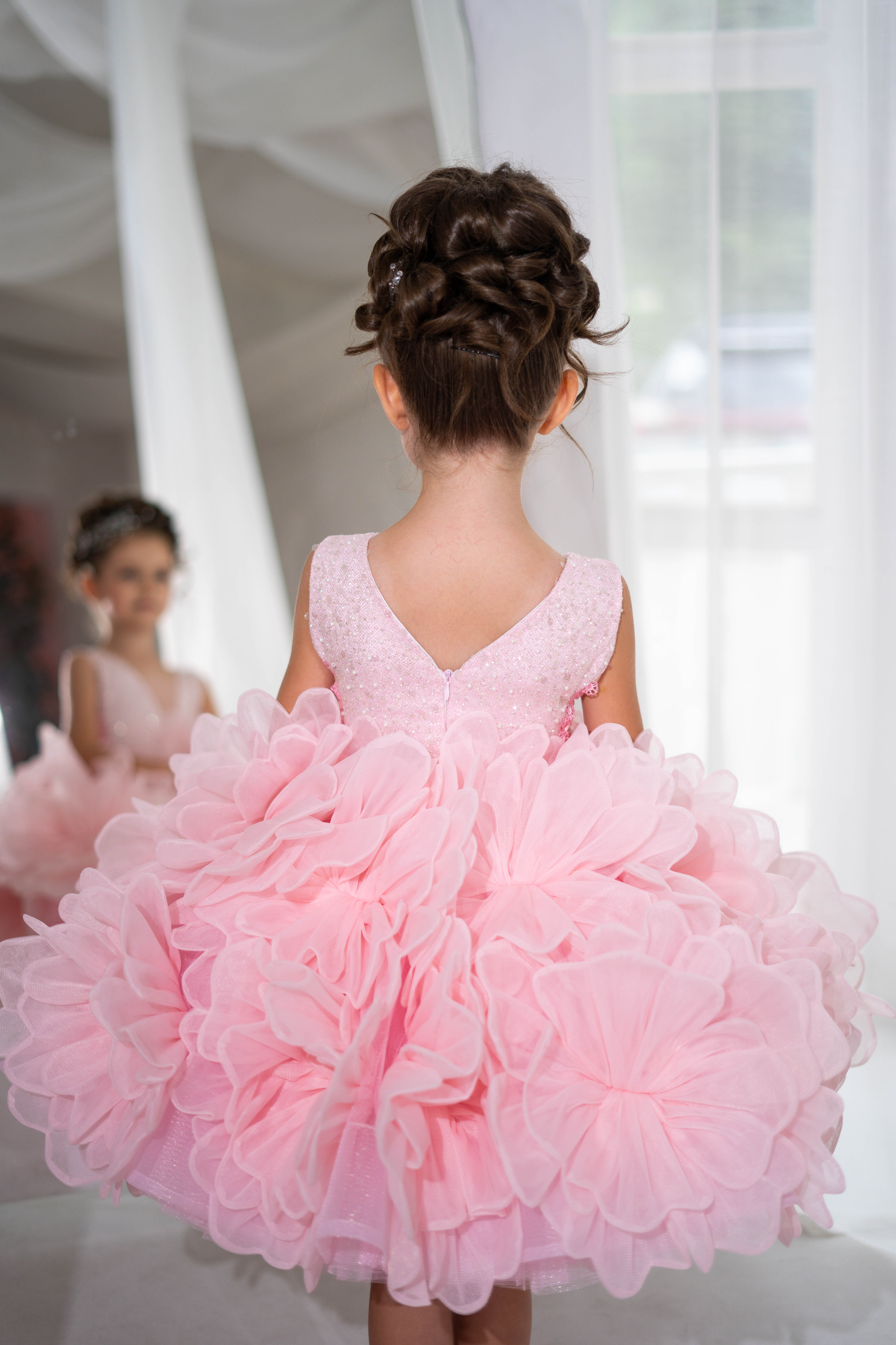 Flower-detailing Children Dress