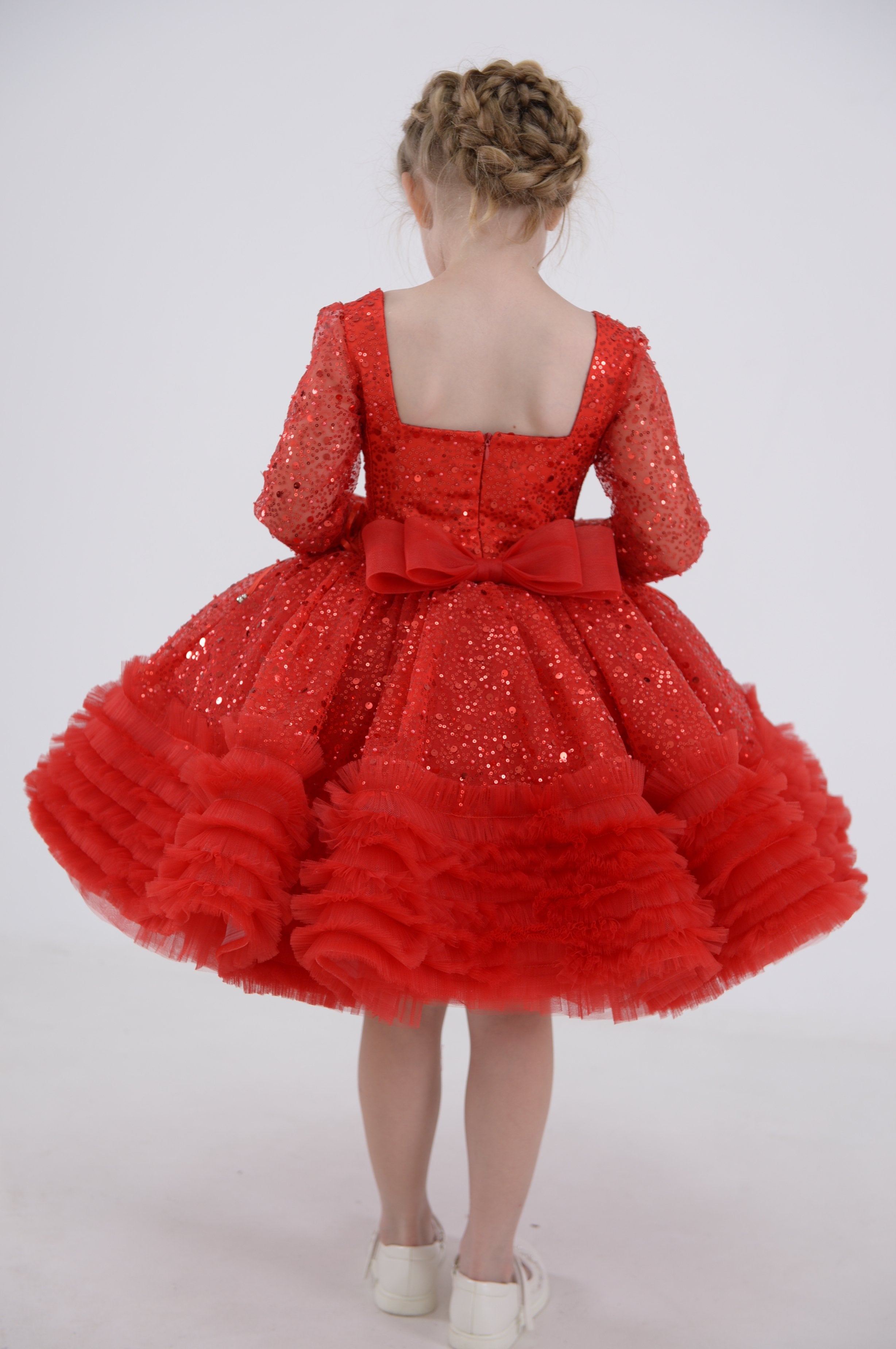 Little Princess Shimmering Dress (Multiple Colors)