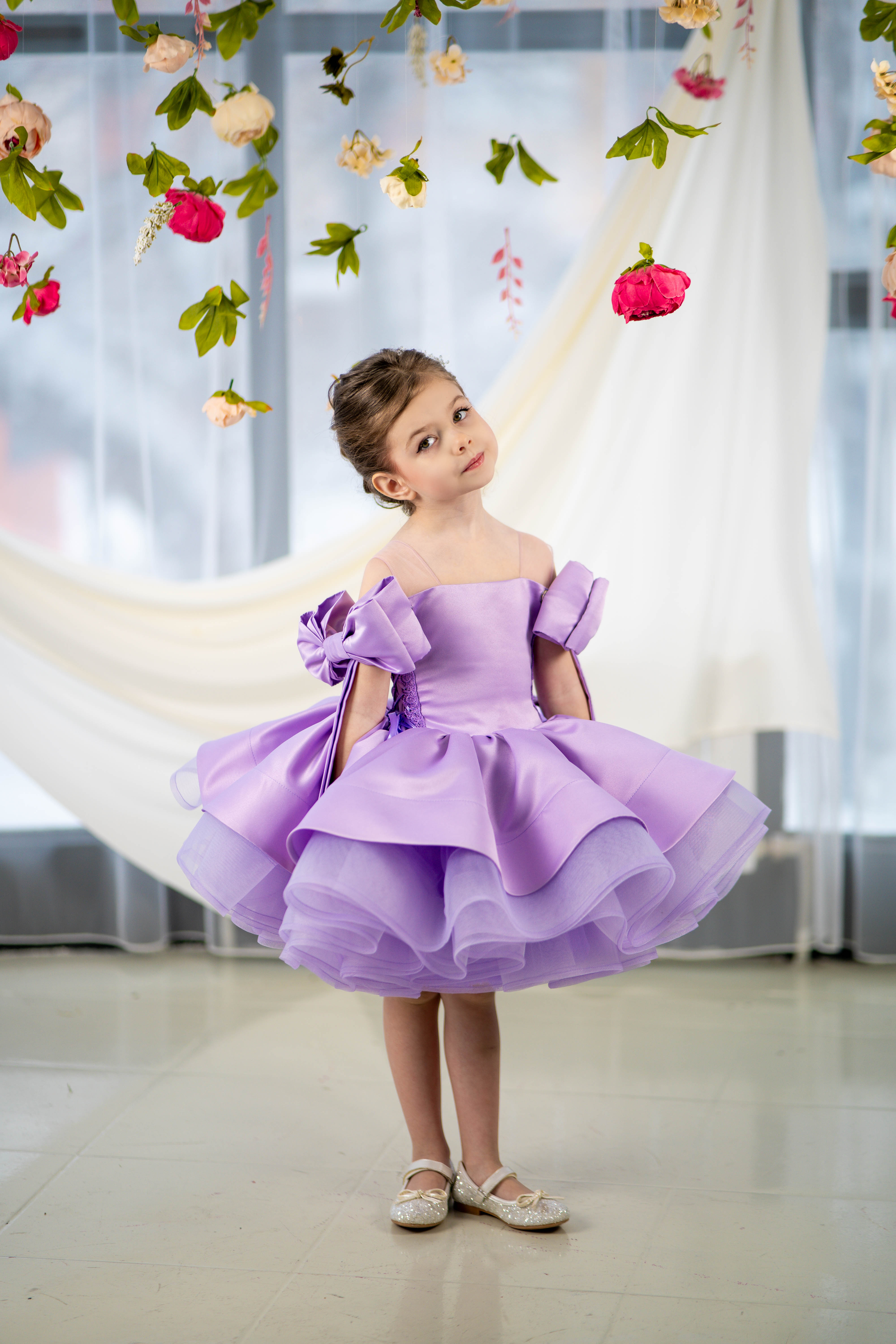 Special Occasion Dress (Size 4-7, Pink, In Stock)