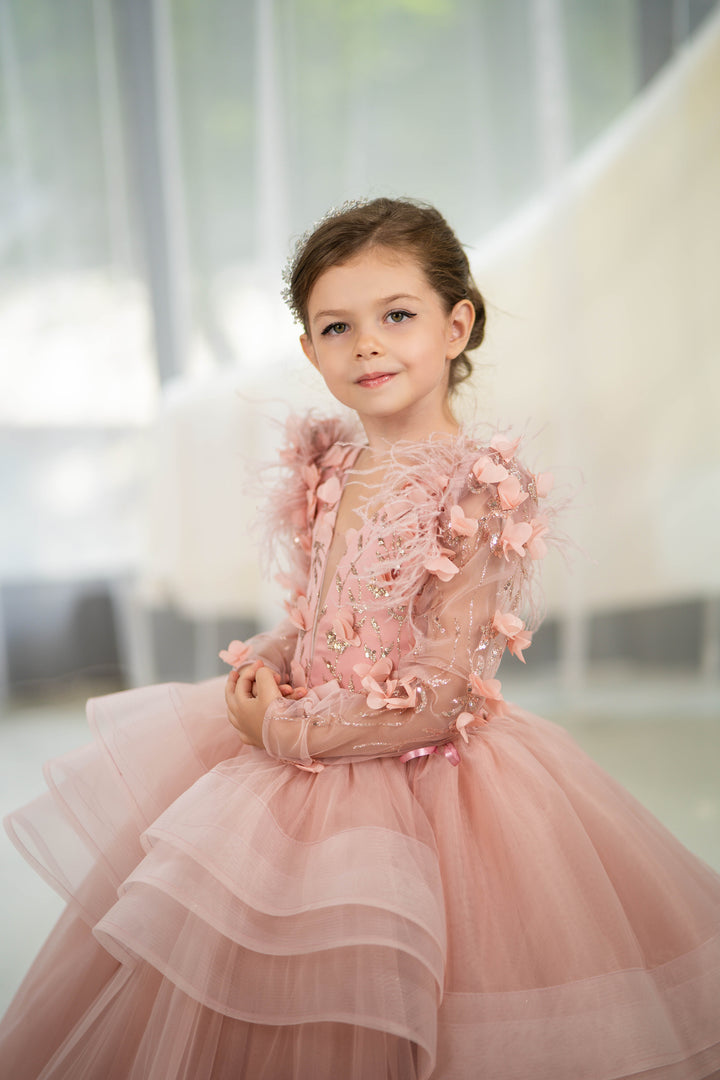 Birthday girl dress,Girls formal dress, First Baby Birthday Party Dress, Princess Girl Gown, Pageant Toddler Special Occasion Dress, White Luxury Christmas Pageant gown, Flower girl dress, red couture, Junior Bridesmaid dress, Maxi Prom Dress Ball Gown with Train,Baby Girl Princess Dress, stylish children&