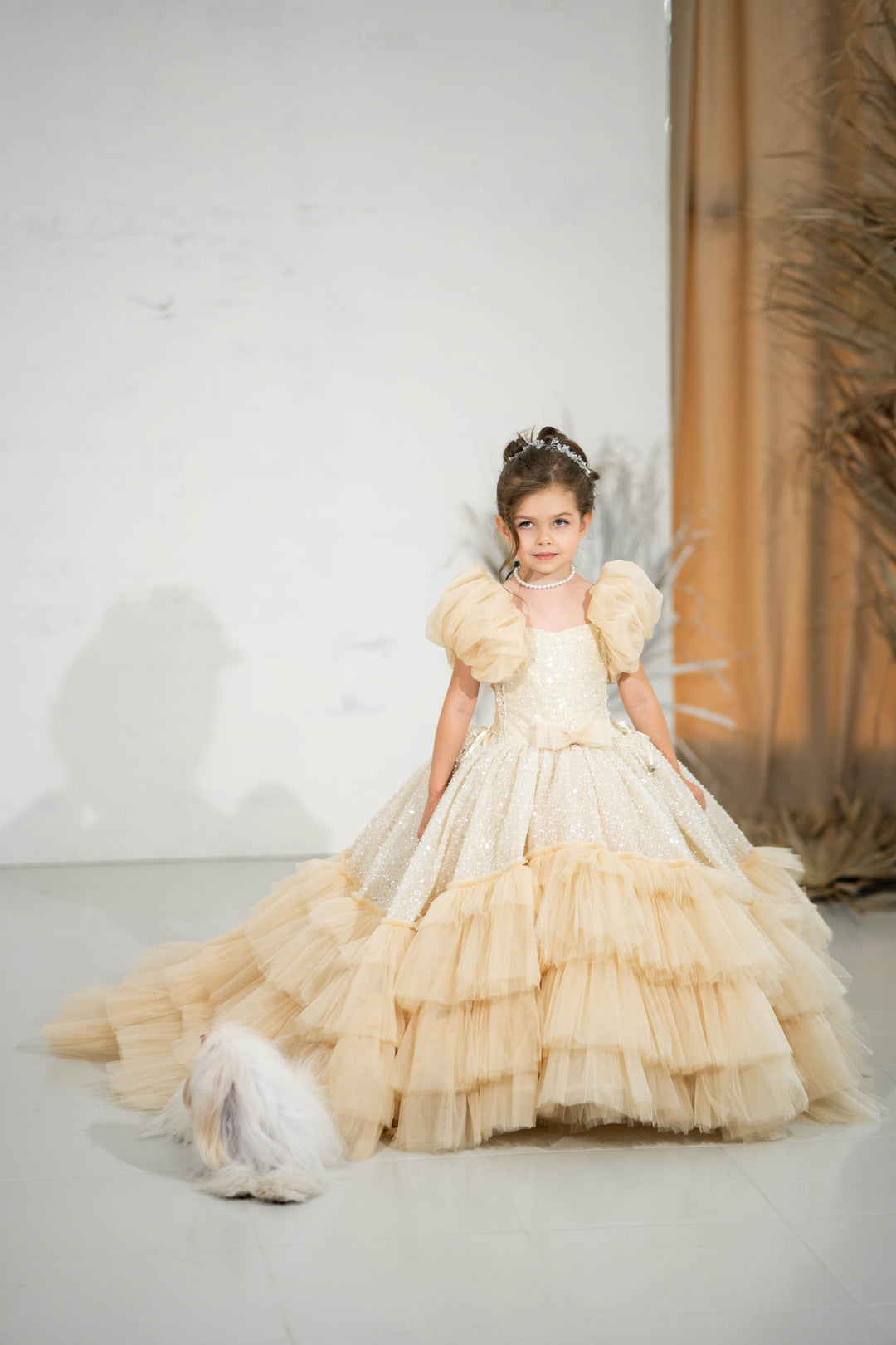 Christmas pageant gown, red couture dress, junior bridesmaid dress, maxi prom dress with train, baby princess dress, tulle pageant dress, special occasion dress for girls, ivory flower girl dress, white toddler flower girl dress, tutu dress, princess dress, tulle flower girl dress, pageant photoshoot dress, little girl party dress, little girl party dress, toddler ball gown, elegant kids dress, girls&
