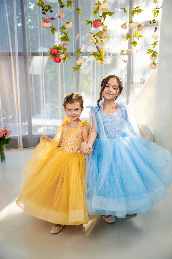 
toddler ball gown, elegant kids dress, girls&