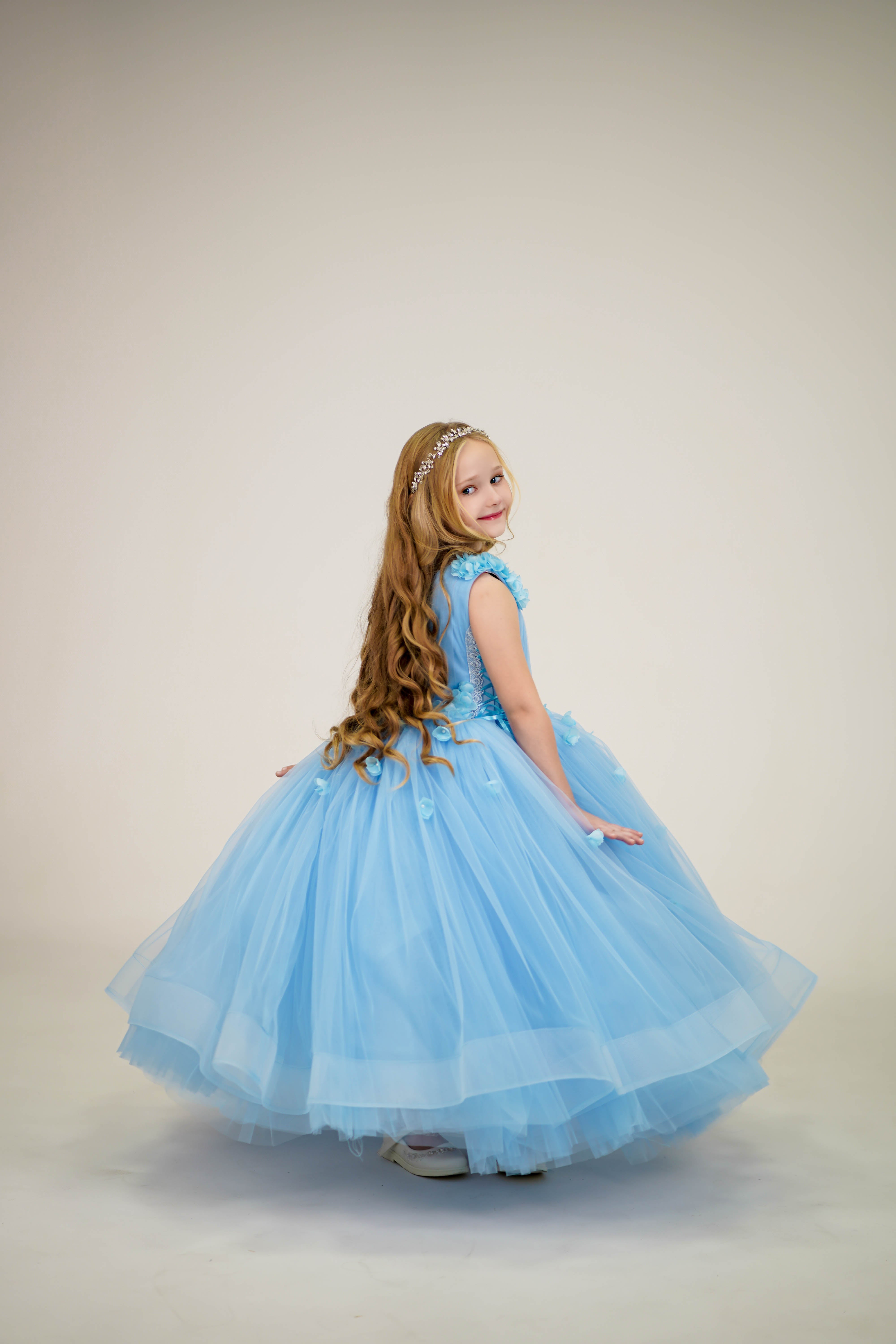 Ball Gown Dresses For Girls (Pre-Order, Multiple Colors)