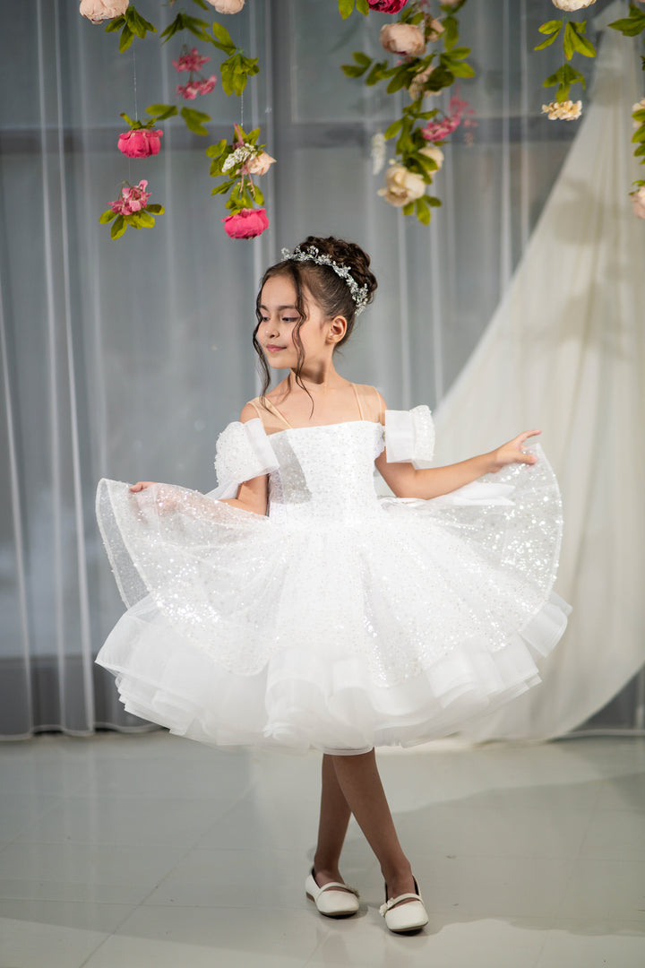 little girl party dress, toddler ball gown, elegant kids dress, girls&