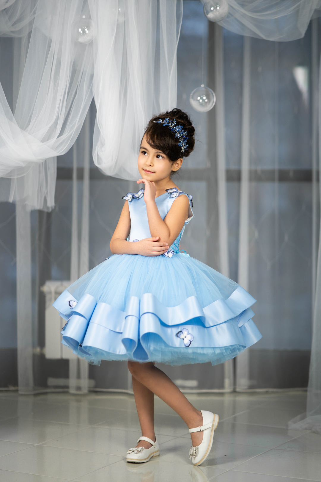Birthday girl dress,Girls formal dress, First Baby Birthday Party Dress, Princess Girl Gown, Pageant Toddler Special Occasion Dress, White Luxury Christmas Pageant gown, Flower girl dress, red couture, Junior Bridesmaid dress, Maxi Prom Dress Ball Gown with Train,Baby Girl Princess Dress, stylish children&