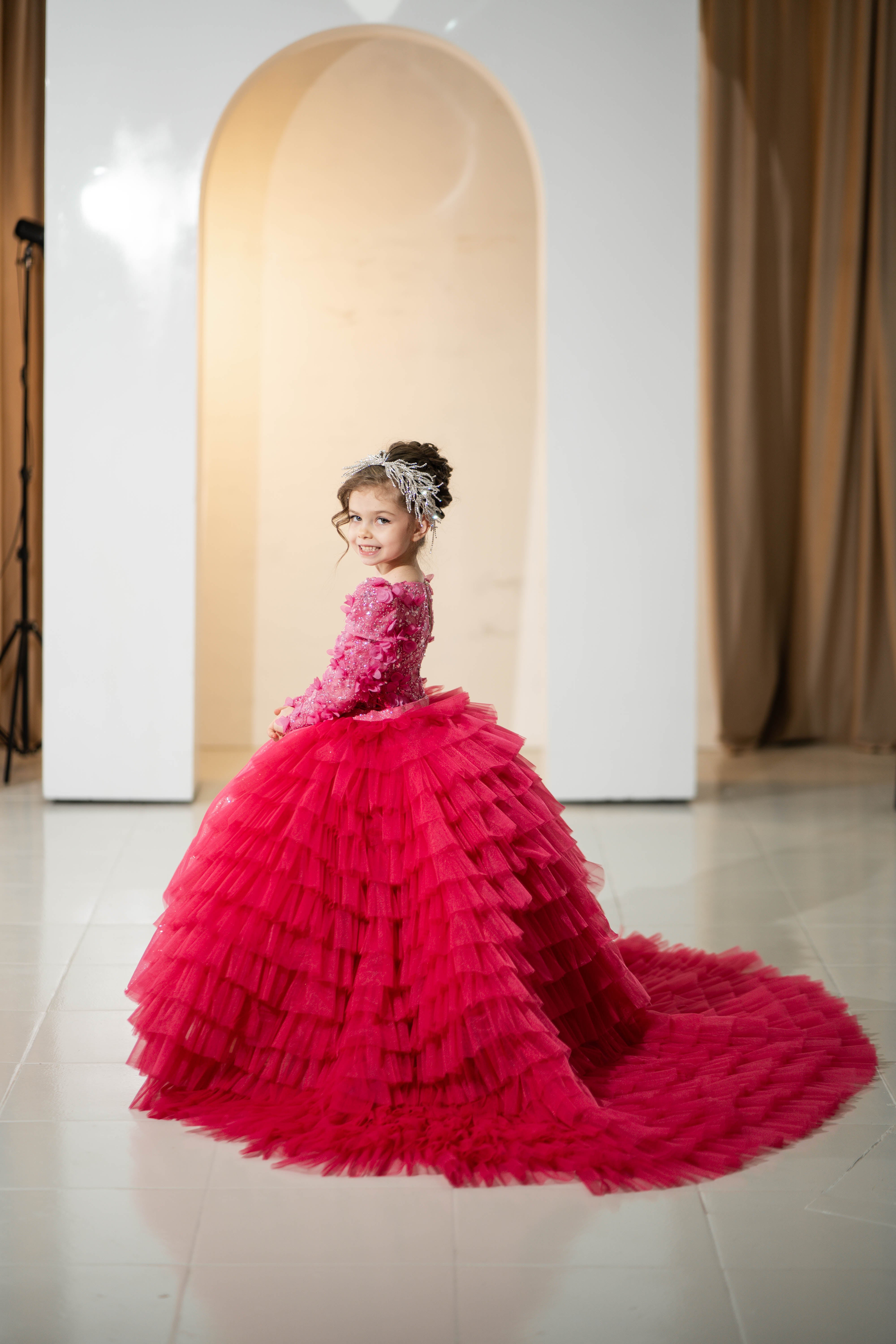 Children Gown For Children (Pink/Blue/Gold/Lilac/Rasberry)