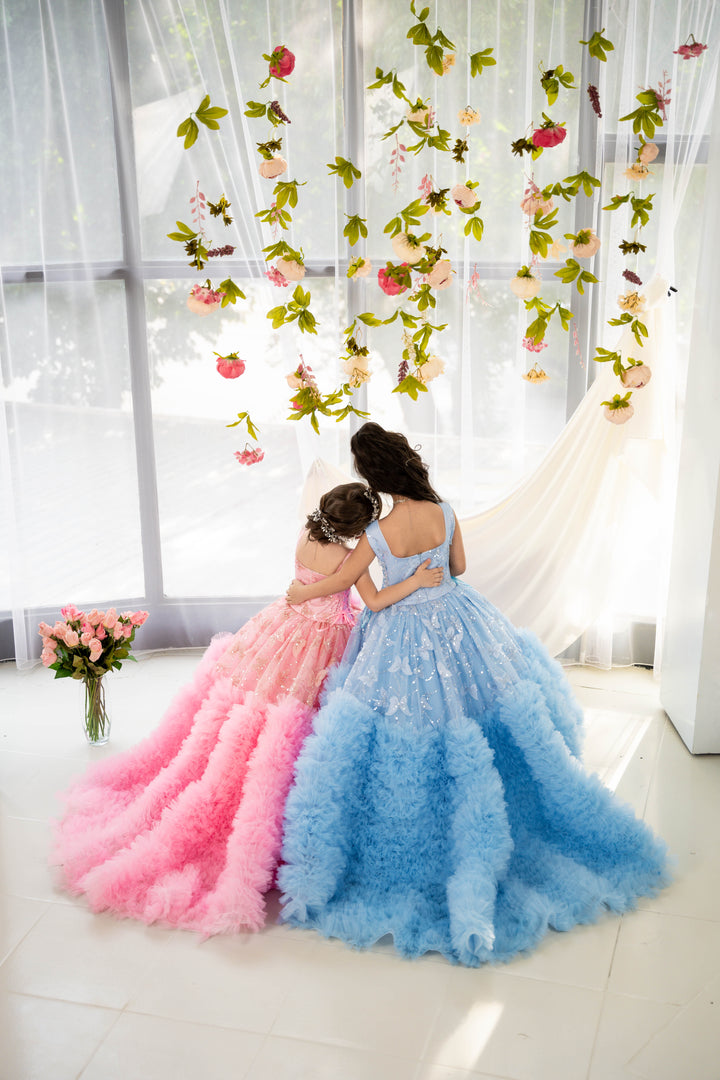 Christmas pageant gown, red couture dress, junior bridesmaid dress, maxi prom dress with train, baby princess dress, tulle pageant dress, special occasion dress for girls, ivory flower girl dress, white toddler flower girl dress, tutu dress, princess dress, tulle flower girl dress, pageant photoshoot dress, little girl party dress, toddler ball gown, elegant kids dress, girls&
