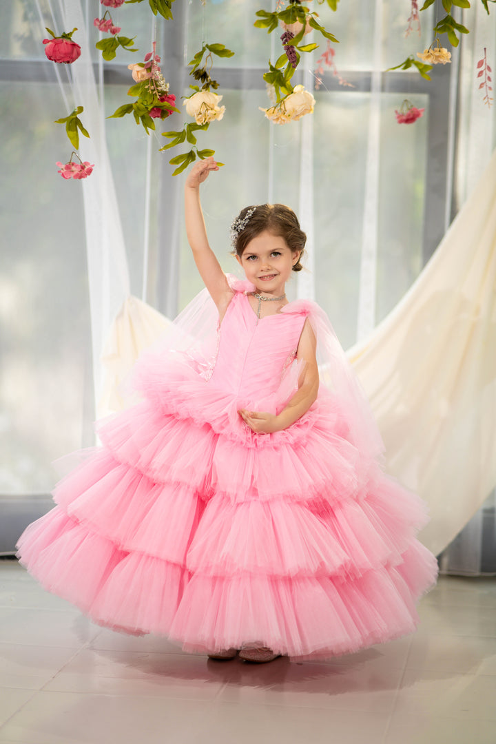 Birthday girl dress,Girls formal dress, First Baby Birthday Party Dress, Princess Girl Gown, Pageant Toddler Special Occasion Dress, White Luxury Christmas Pageant gown, Flower girl dress, red couture, Junior Bridesmaid dress, Maxi Prom Dress Ball Gown with Train,Baby Girl Princess Dress, stylish children&