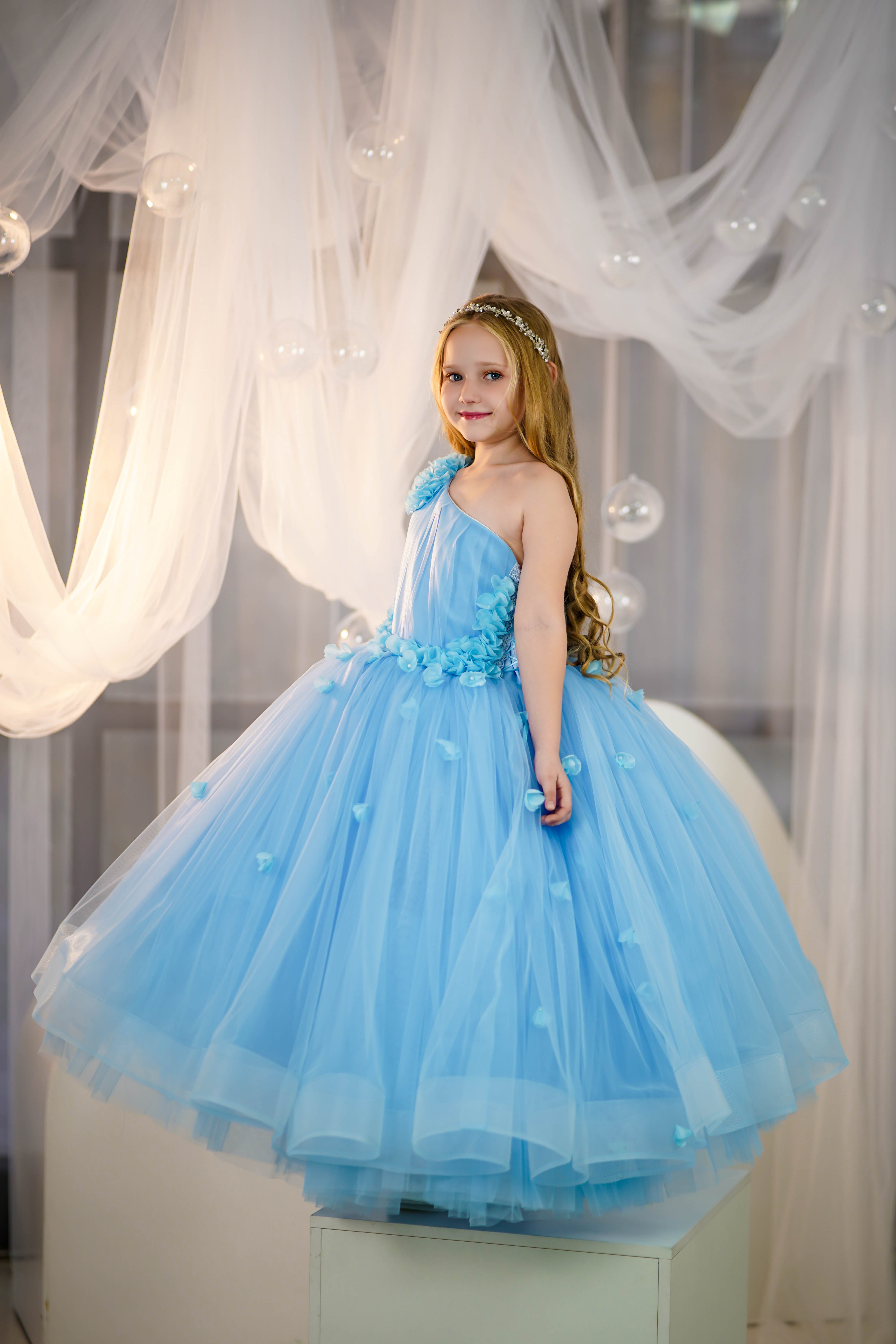 Ball Gown Dresses For Girls (Pre-Order, Multiple Colors)