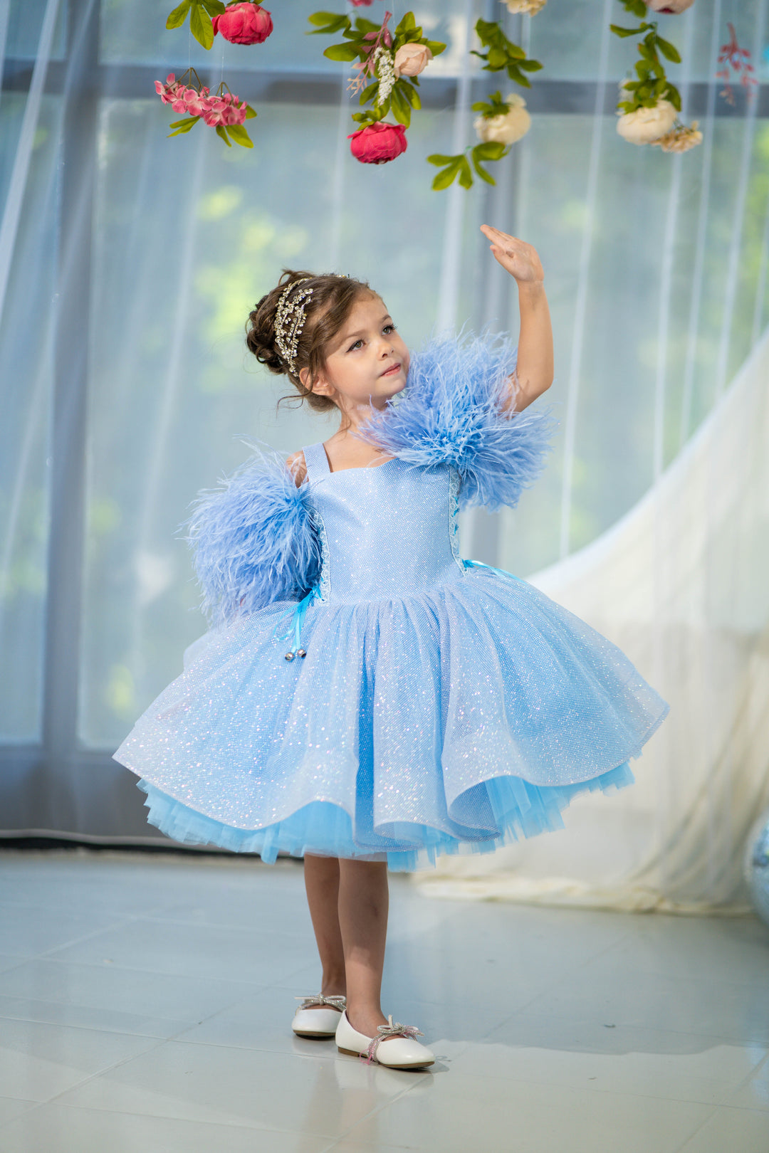 Christmas pageant gown, red couture dress, junior bridesmaid dress, maxi prom dress with train, baby princess dress, tulle pageant dress, special occasion dress for girls, ivory flower girl dress, white toddler flower girl dress, tutu dress, princess dress, tulle flower girl dress, pageant photoshoot dress, little girl party dress, toddler ball gown, elegant kids dress, girls&
