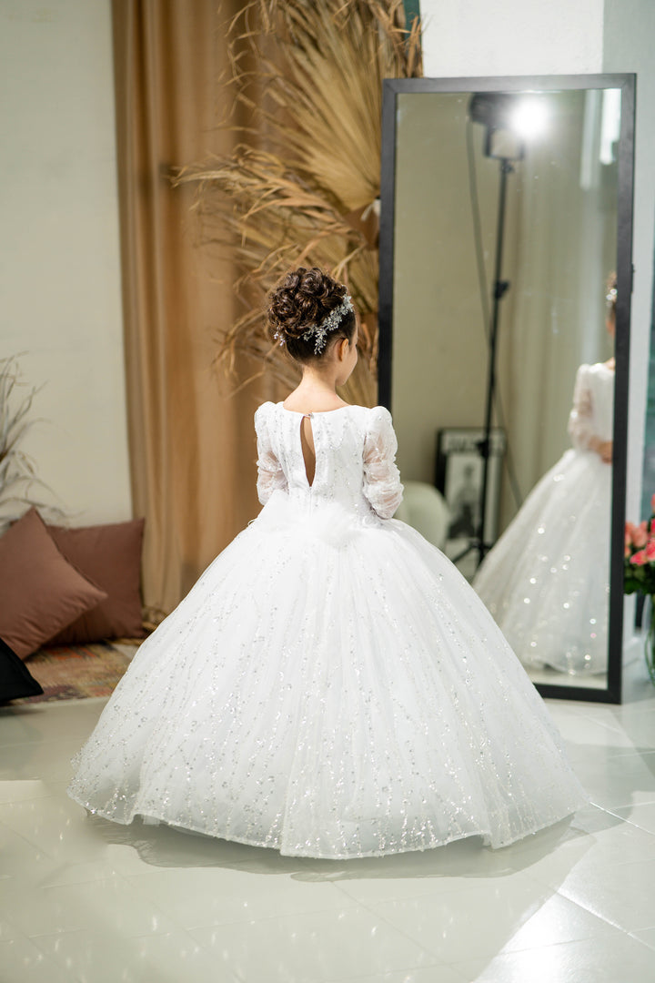 Birthday girl dress,Girls formal dress, First Baby Birthday Party Dress, Princess Girl Gown, Pageant Toddler Special Occasion Dress, White Luxury Christmas Pageant gown, Flower girl dress, red couture, Junior Bridesmaid dress, Maxi Prom Dress Ball Gown with Train,Baby Girl Princess Dress, stylish children&